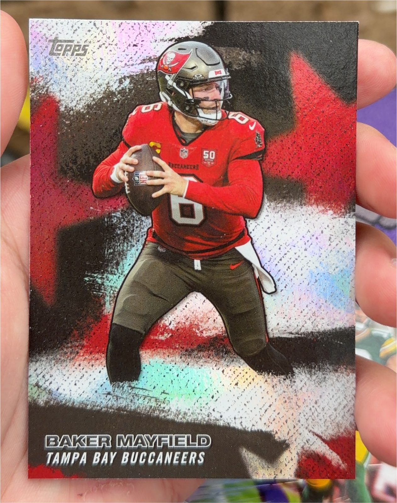 2022 Topps Gallery Football Baker Mayfield — front