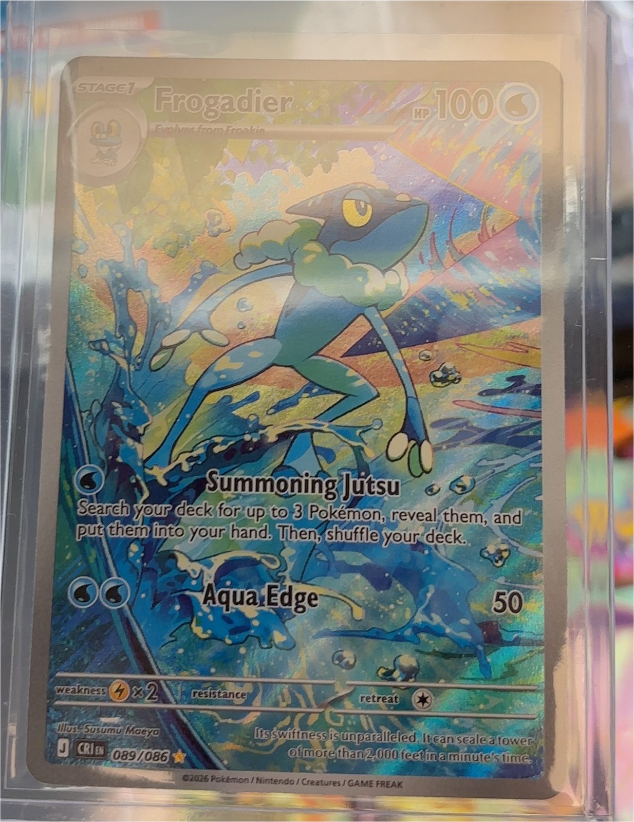 2025 Pokémon Journey Together #083 Frogadier — front