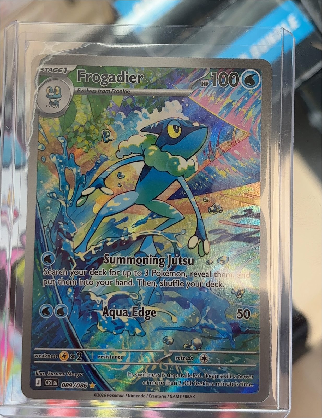 2026 Pokémon #089 Frogradier — front