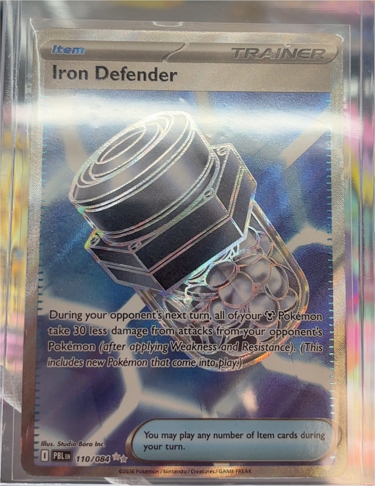 2026 Pokémon Mega Evolution—Perfect Order #110 Iron Defender — front