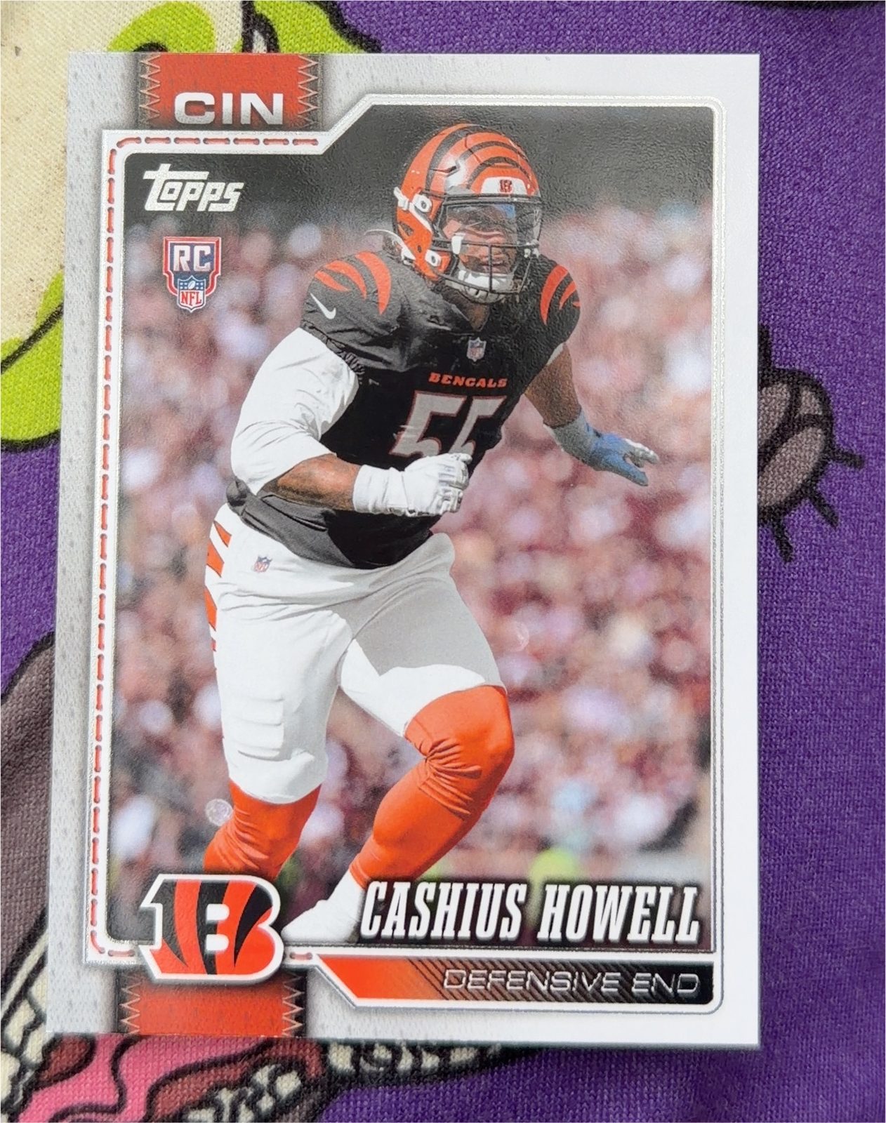 2025 Topps Football Cashius Howell — front