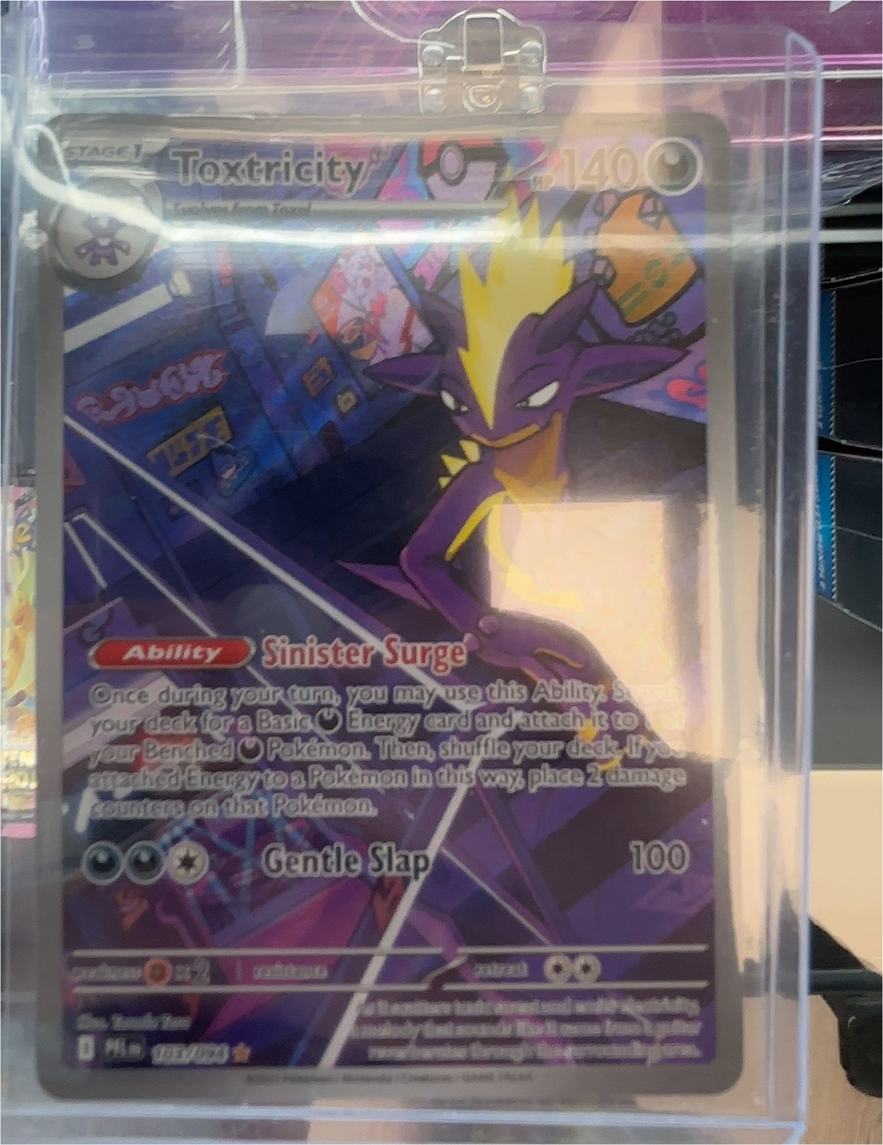 2024 Pokémon Paldean Fates #227 Toxtricity ex — front