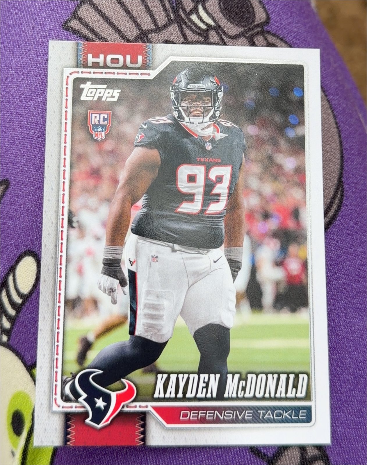 2025 Topps Kayden McDonald — front