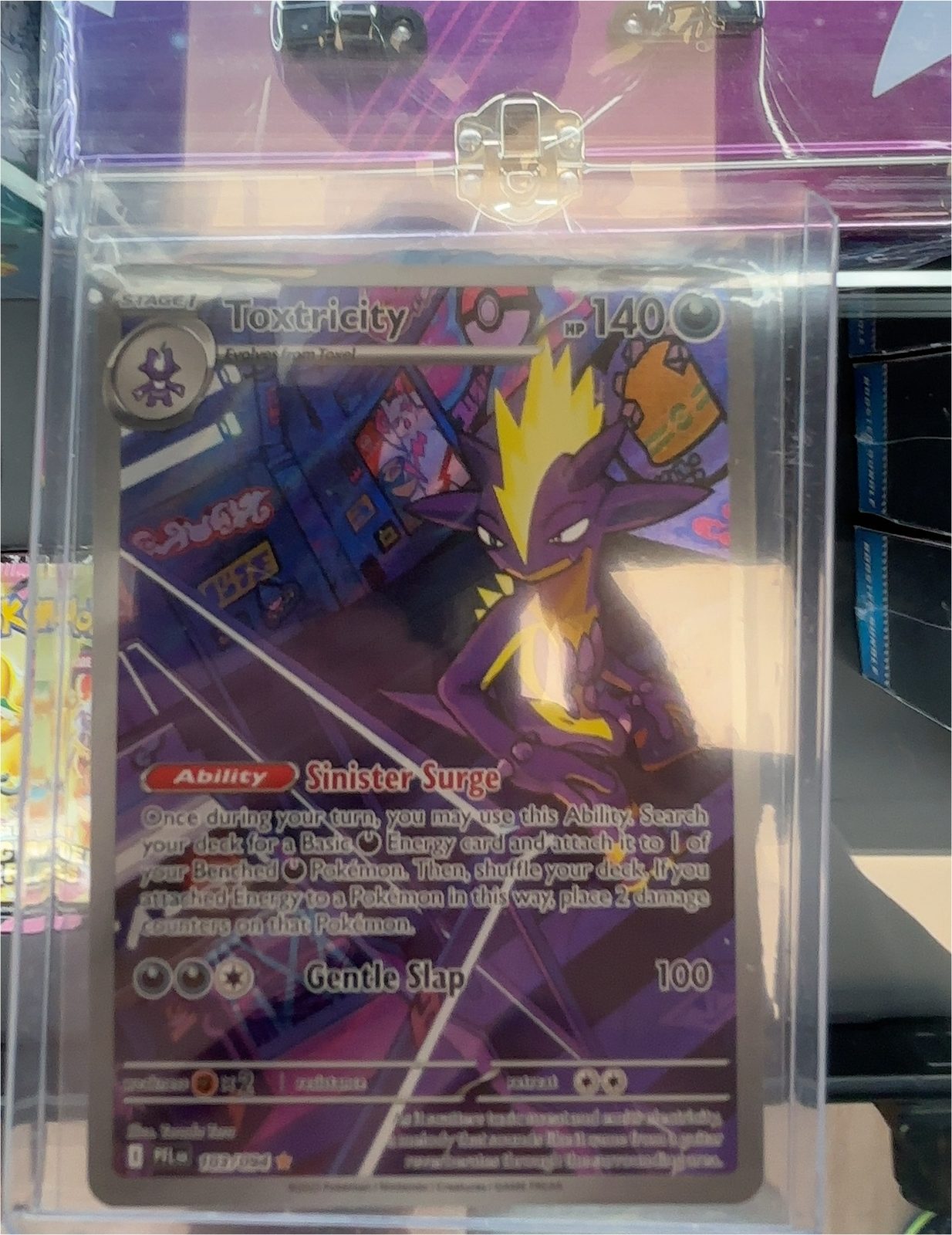 2024 Pokémon #183 Toxtricity — front