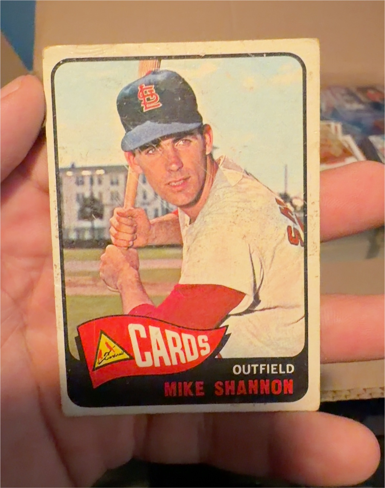 1967 Topps #375 Mike Shannon — front