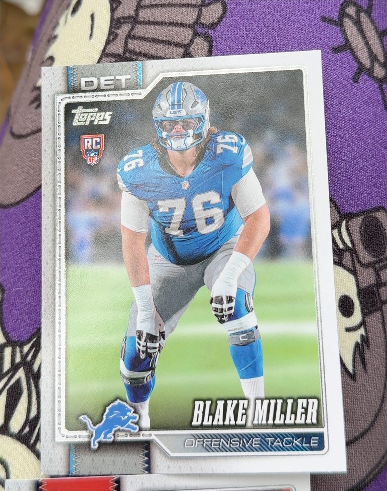 2025 Topps Football Blake Miller — front