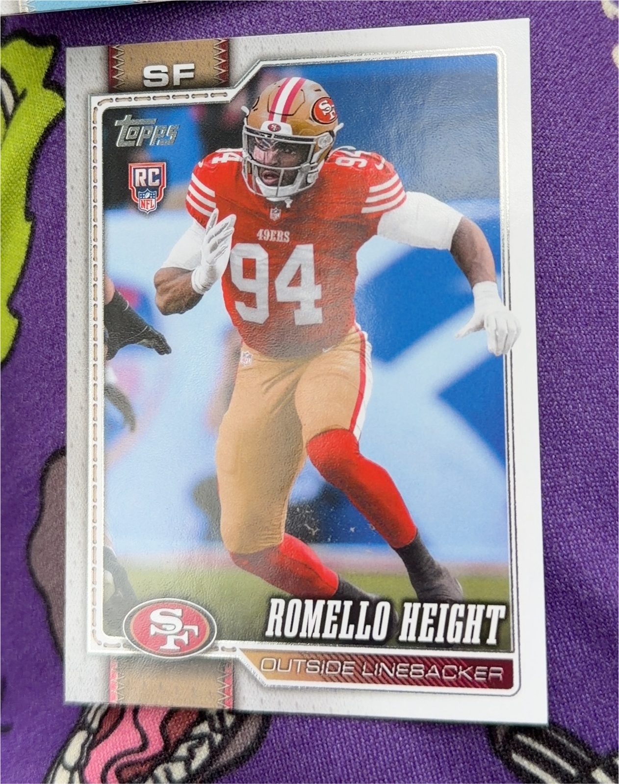 2025 Topps Romello Height — front