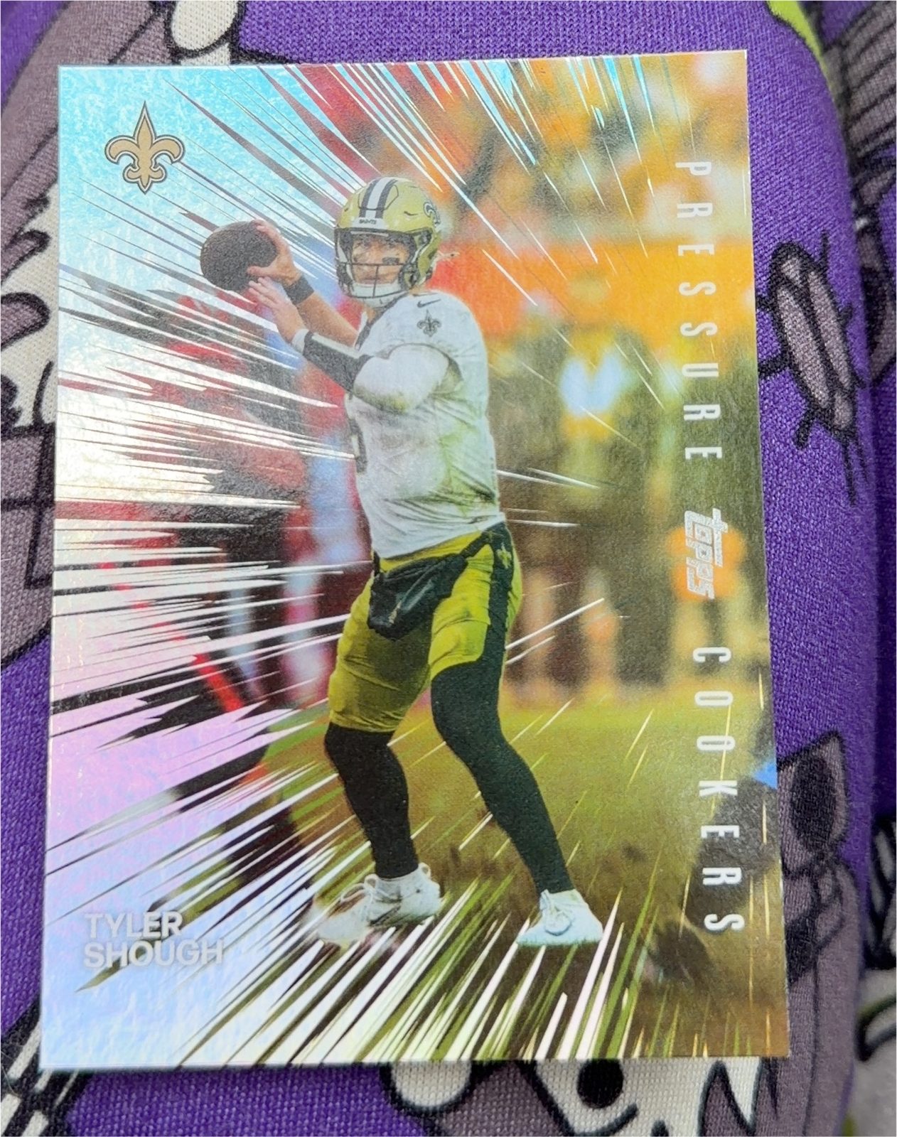 2025 Panini Prestige Pressure Rookies Tyler Shough — front