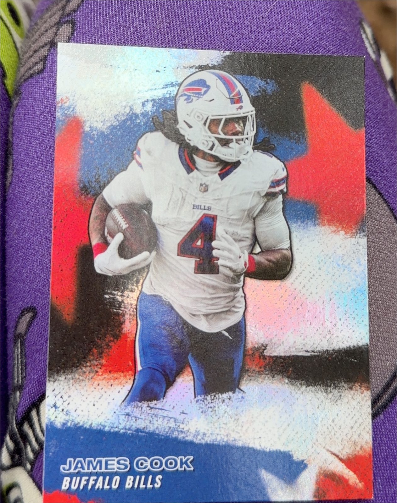 2022 Panini Prizm Color Blast James Cook — front