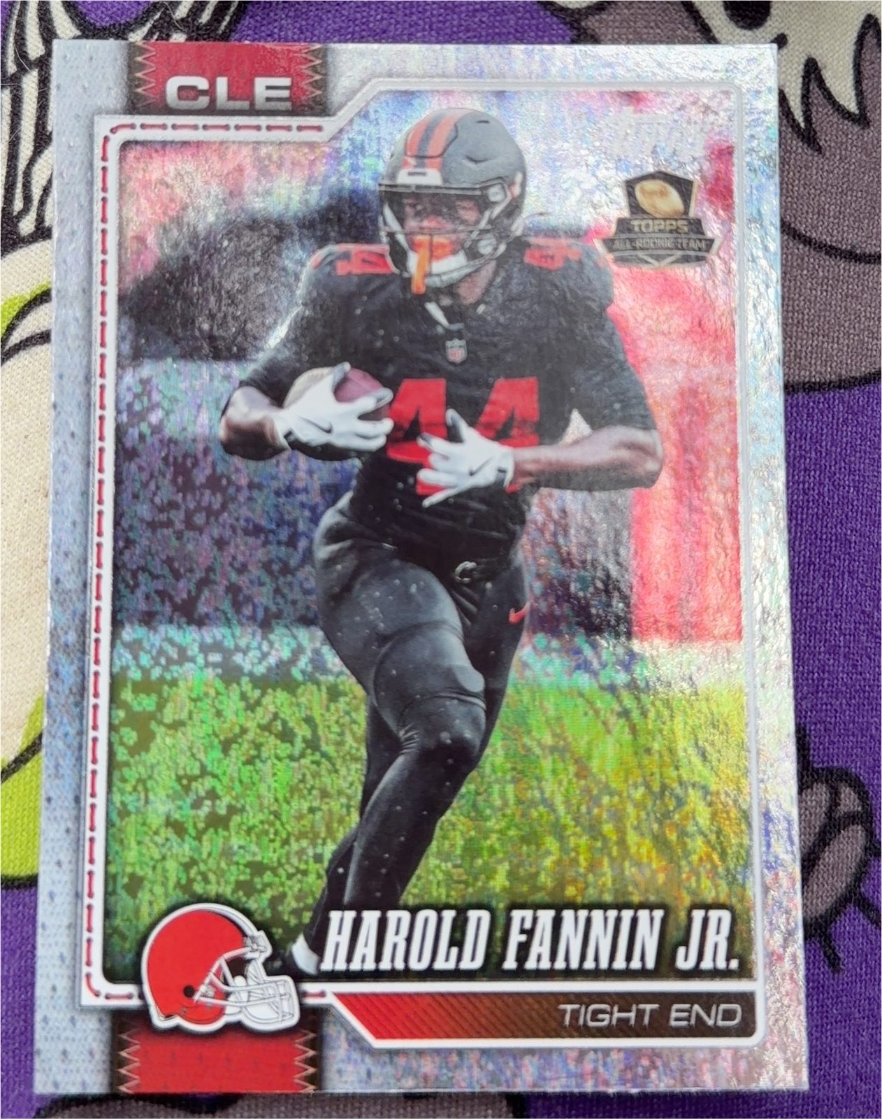 2025 Topps Chrome Football #189 Harold Fannin Jr. — front