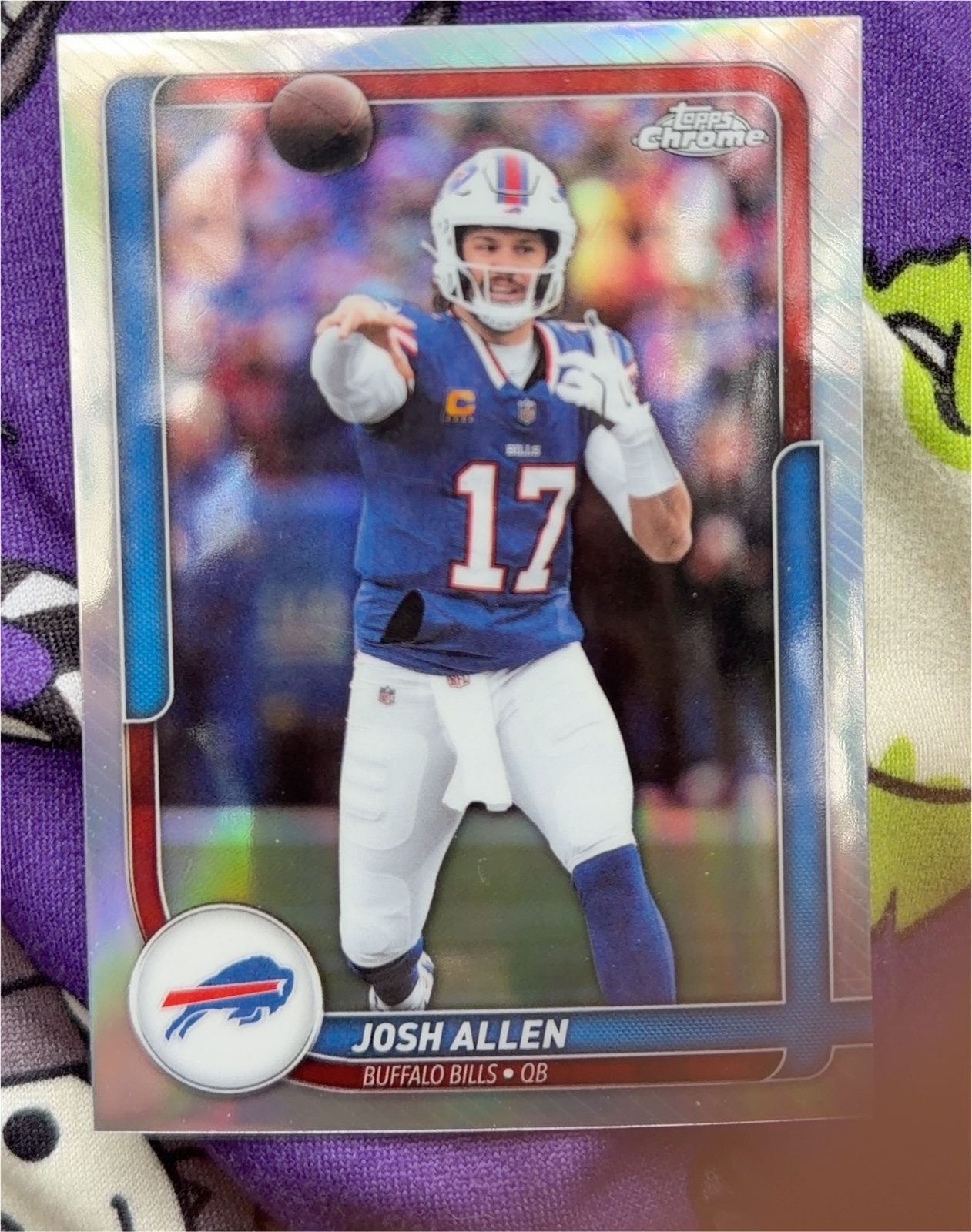 2022 Topps Chrome #50 Josh Allen — front