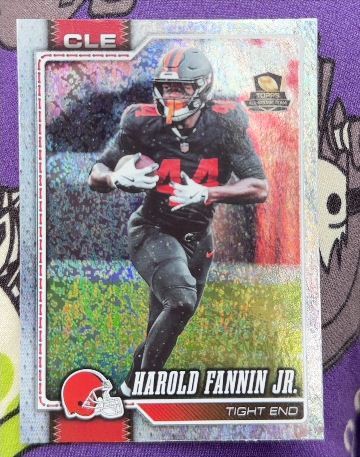 2025 Topps Football Harold Fannin Jr. — front