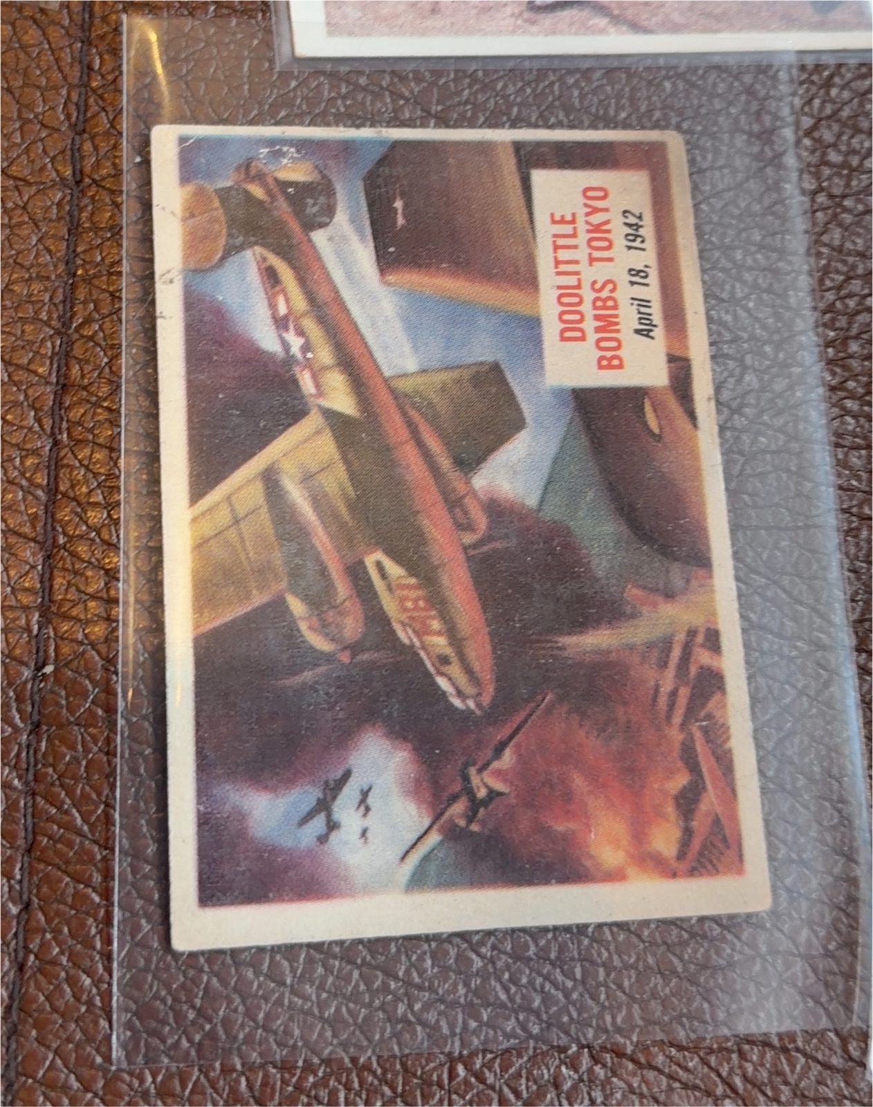 1942 Gum, Inc. War Gum Jimmy Doolittle Bombs Tokyo — front