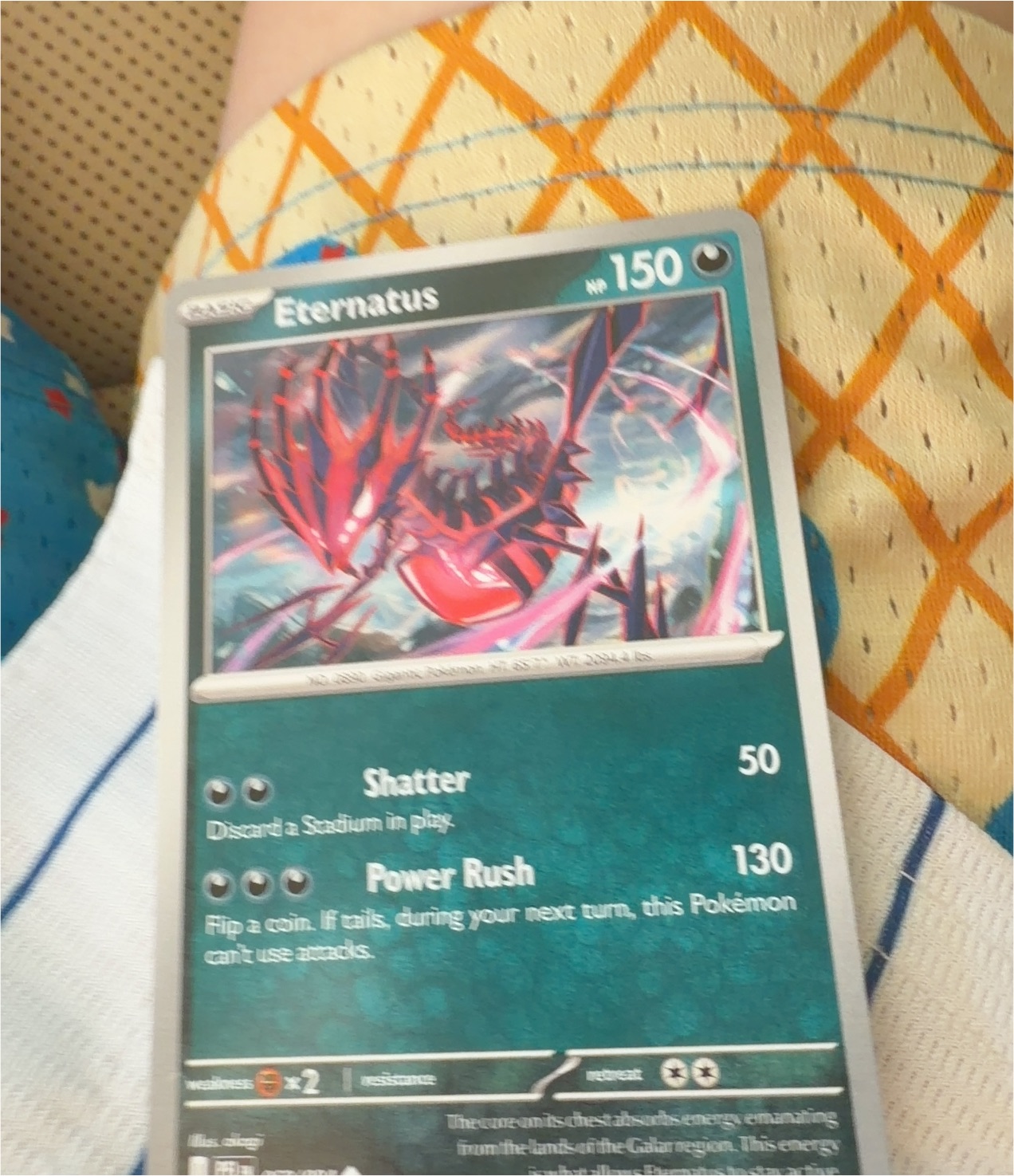 2023 Pokémon Obsidian Flames #105 Eternatus — front