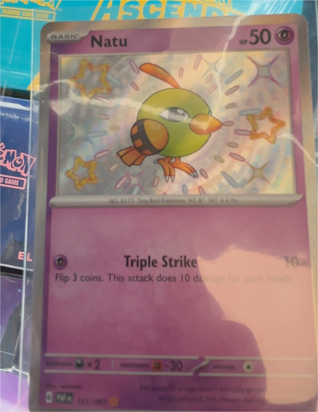 2024 Pokémon Temporal Forces #073 Natu — front