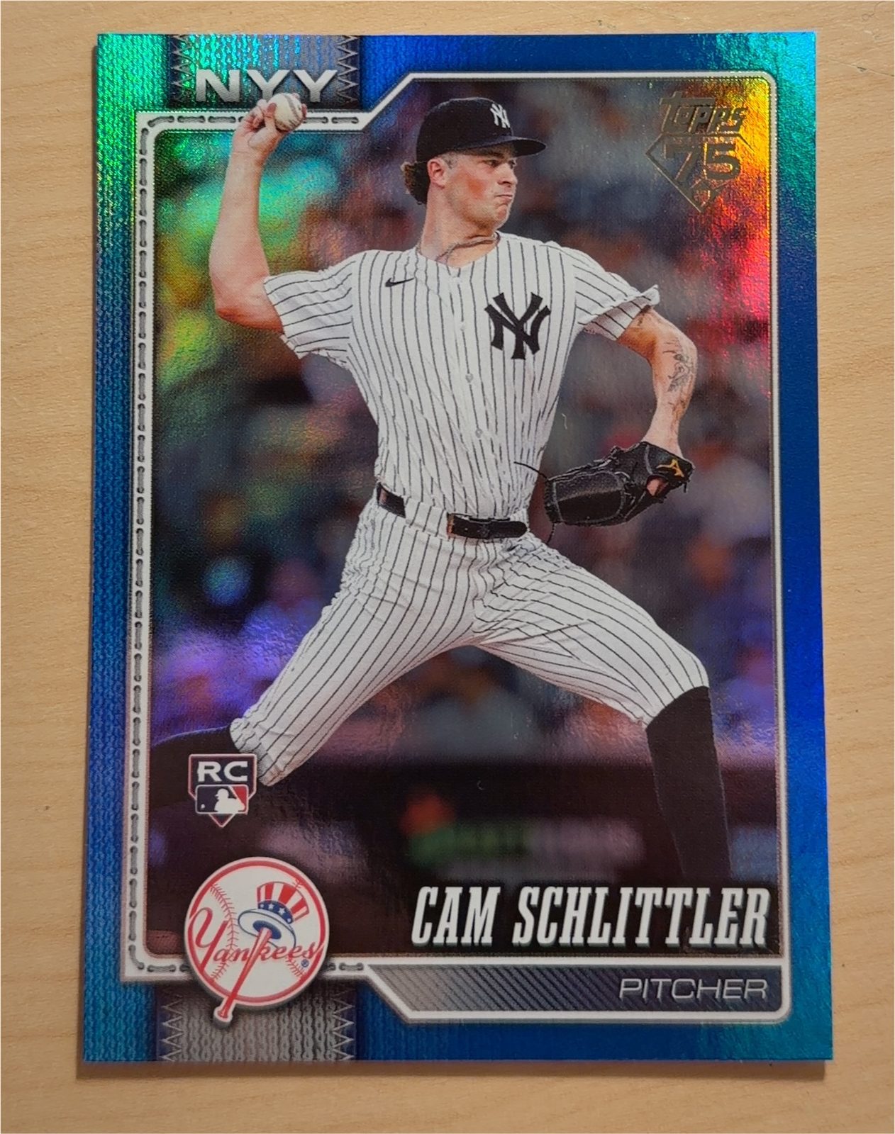 2025 Topps Update Series Cam Schlittler — front