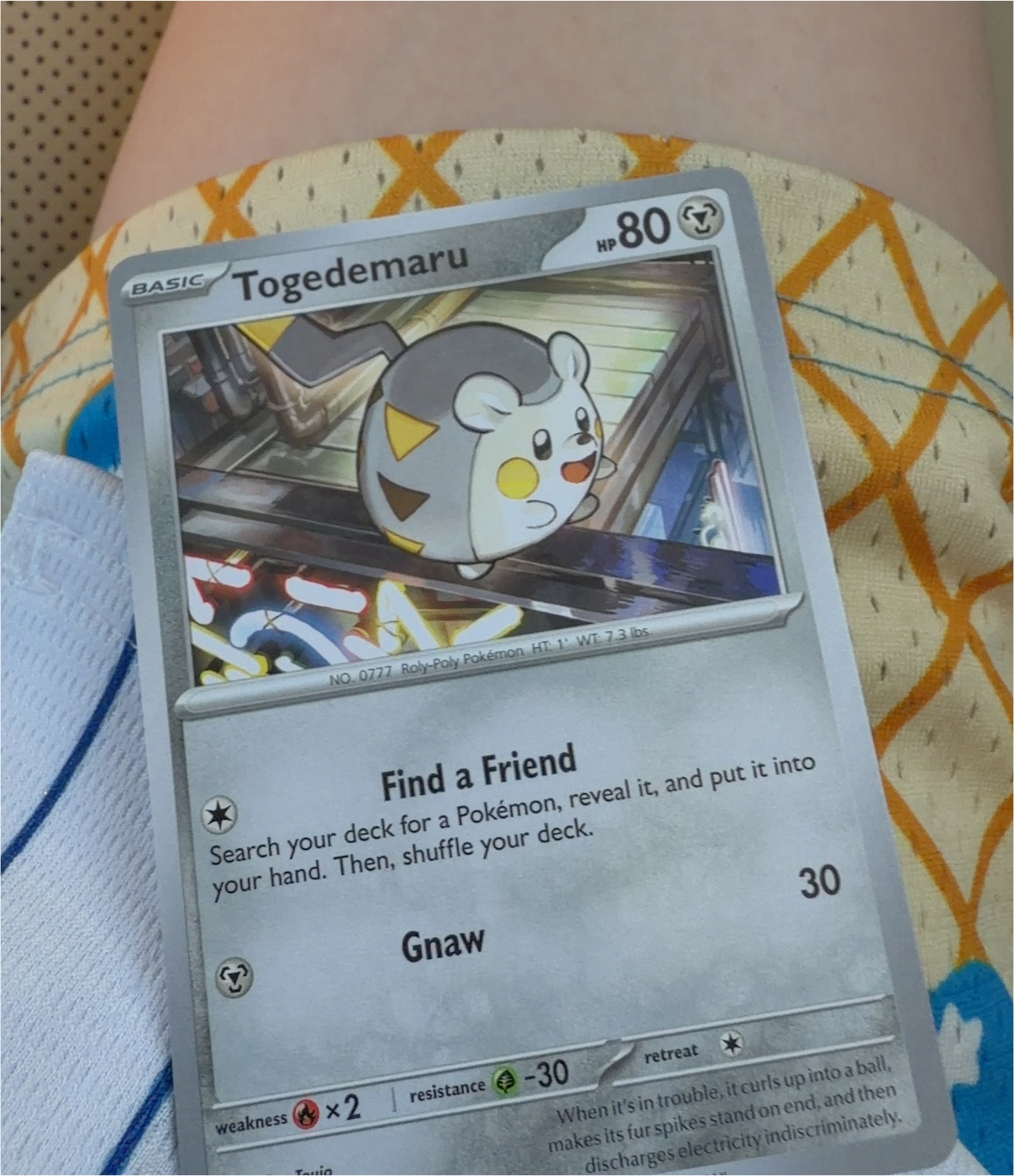 2017 Pokémon #111 Togedemaru — front