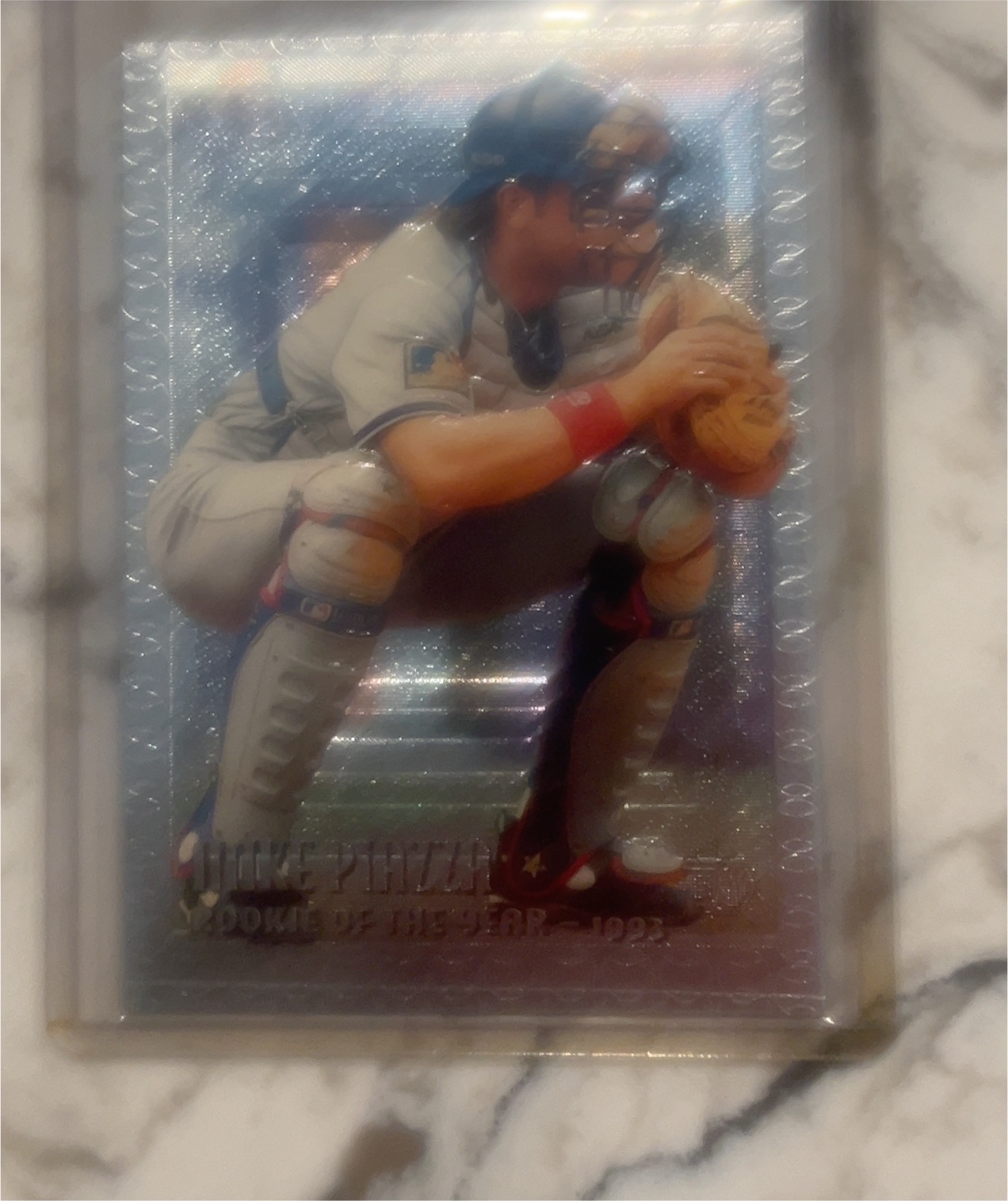 1994 Classic Four Sport Rookie of the Year #1 Mike Piazza — front