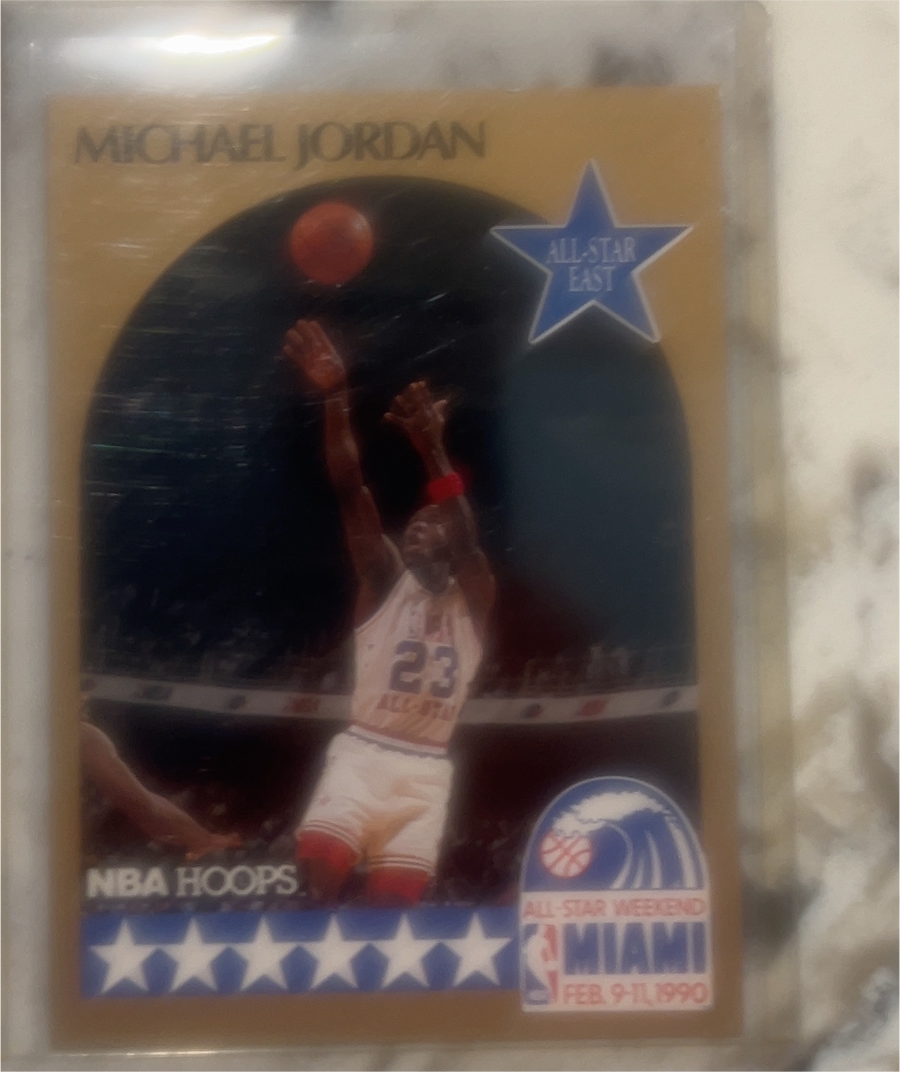 1990 NBA Hoops All-Star Weekend Michael Jordan — front