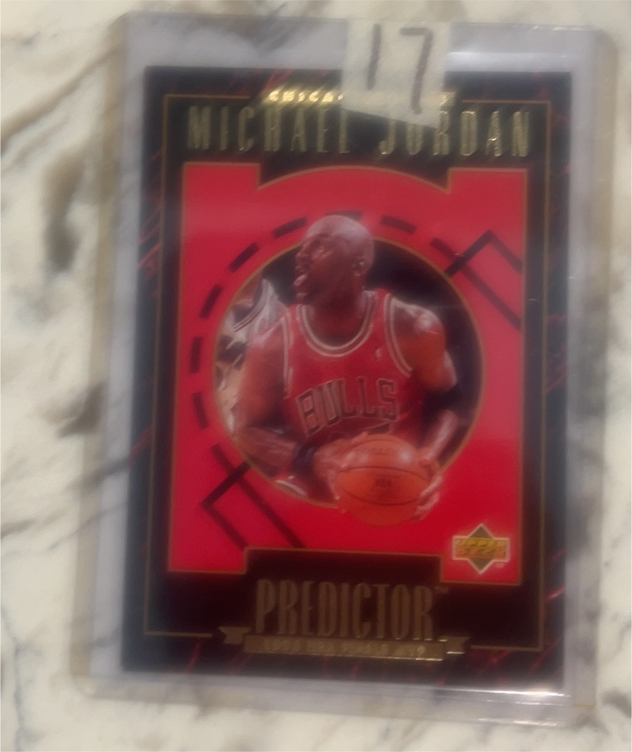 1992 Upper Deck Predictor #1 Michael Jordan — front