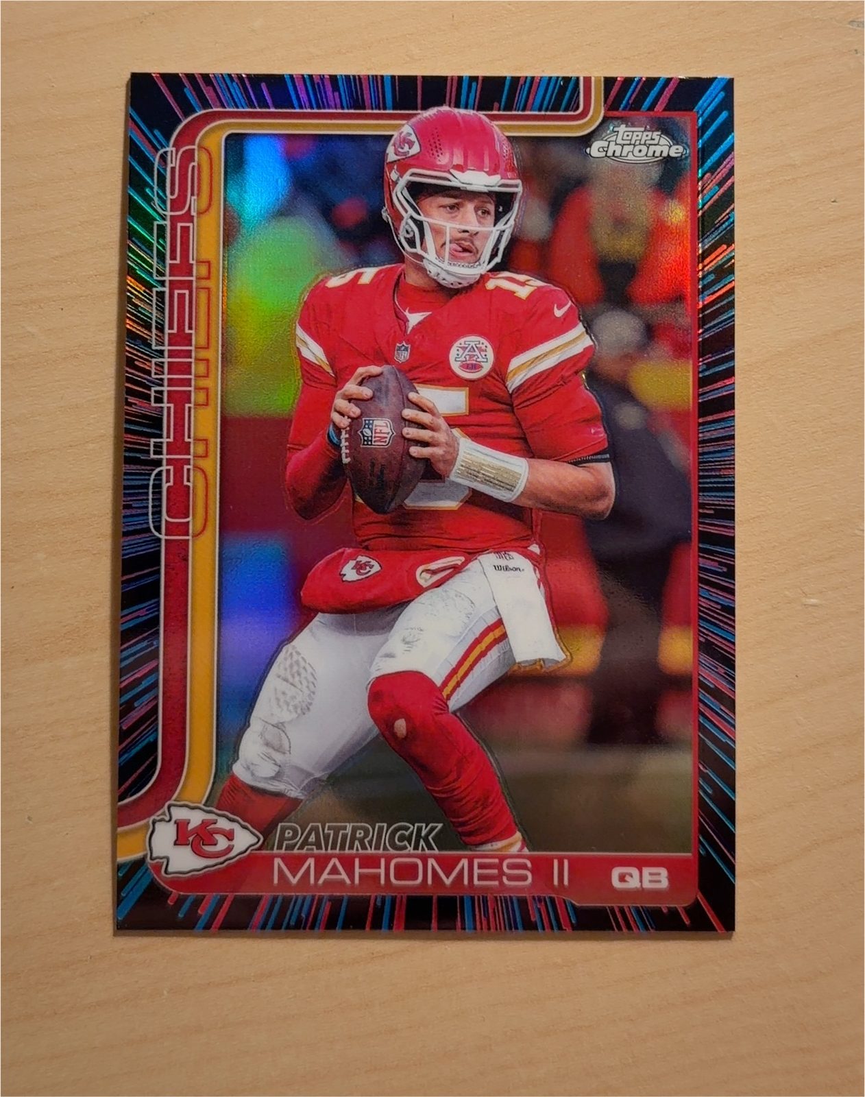 2022 Topps Chrome Football #1 Patrick Mahomes II — front