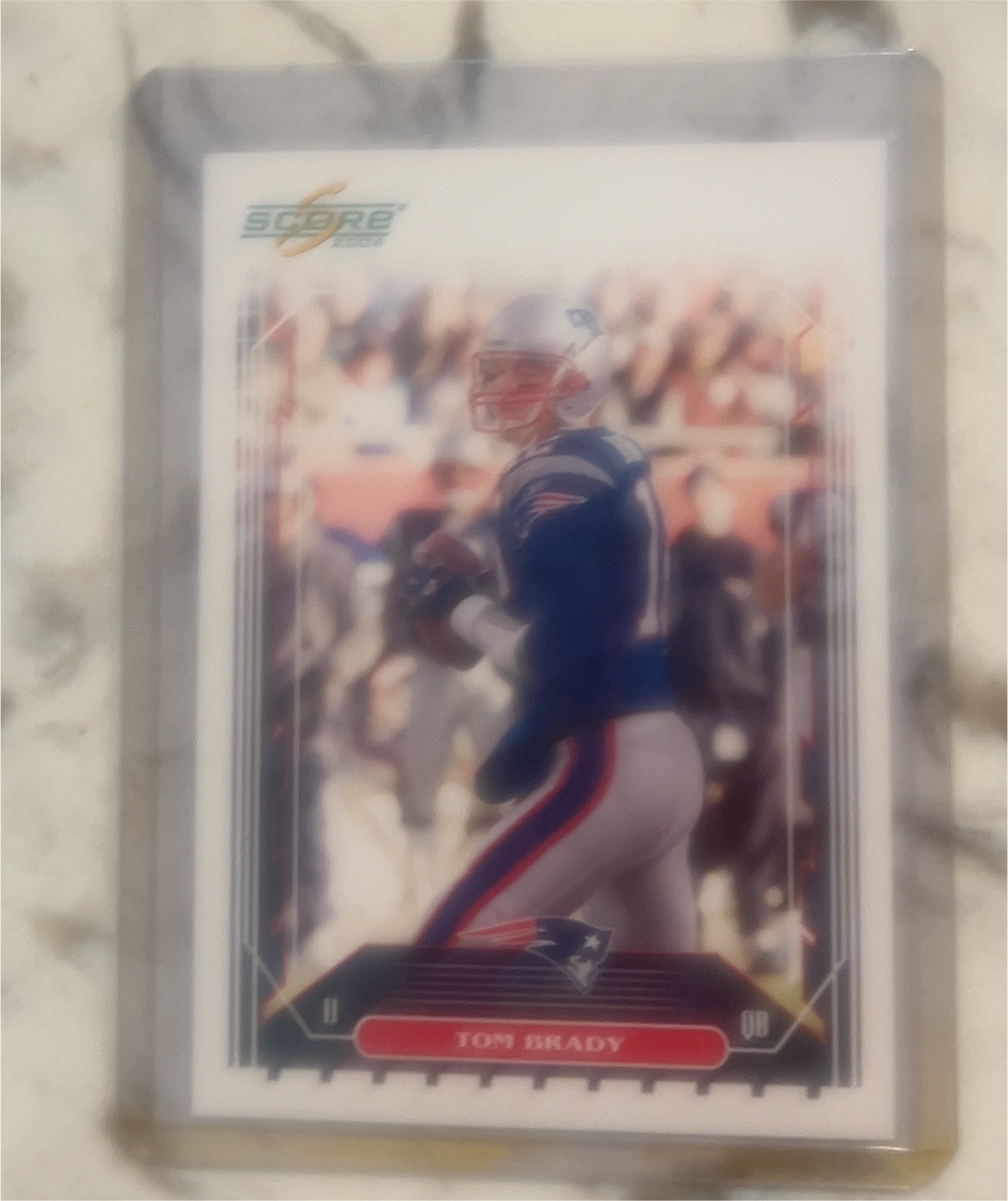 2007 Score #100 Tom Brady — front
