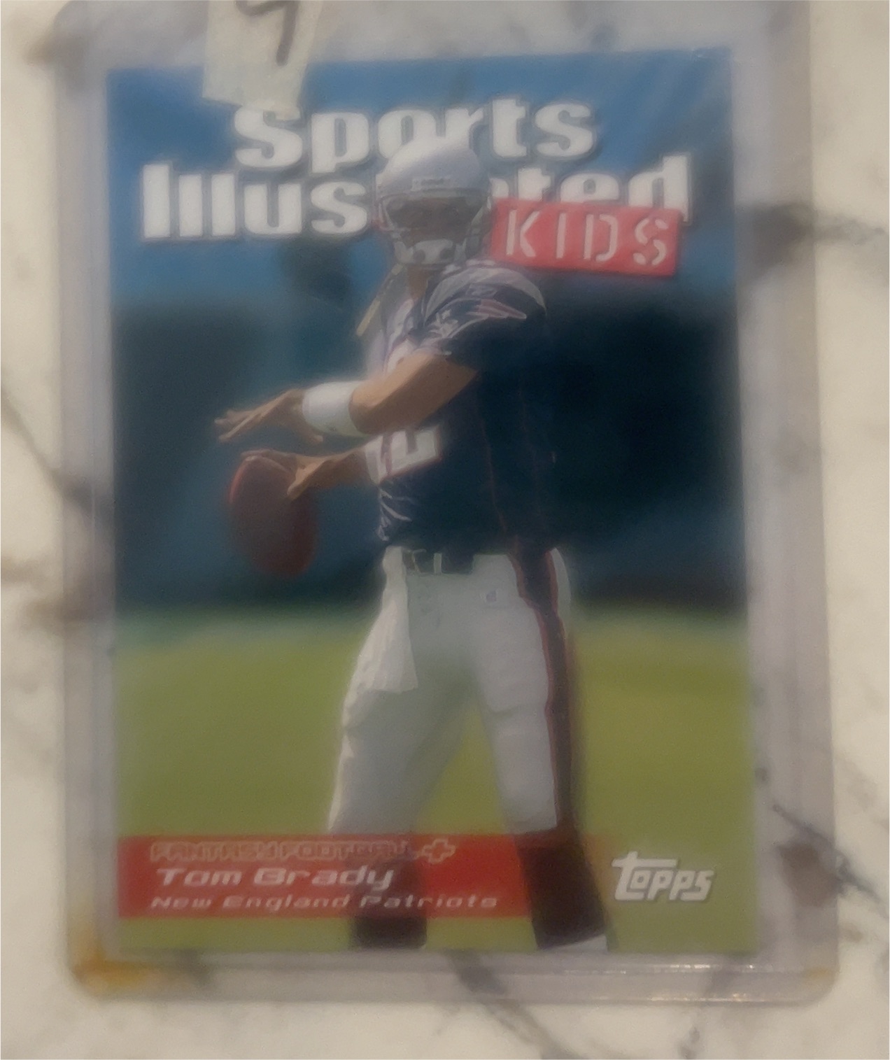 2002 Topps Sports Illustrated for Kids Tom Brady — front