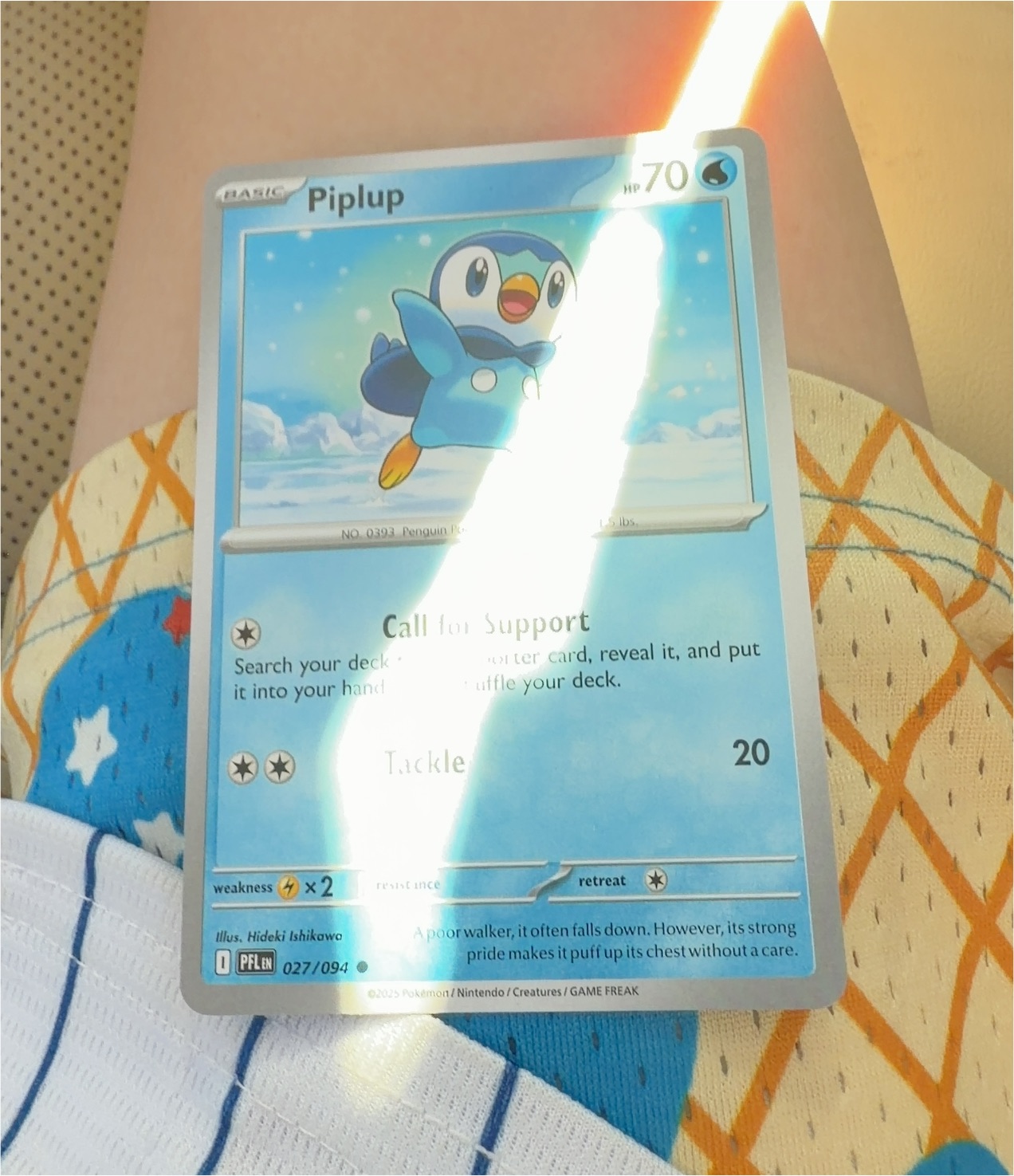 2025 Pokémon Phantasmal Flames #027 Piplup — front