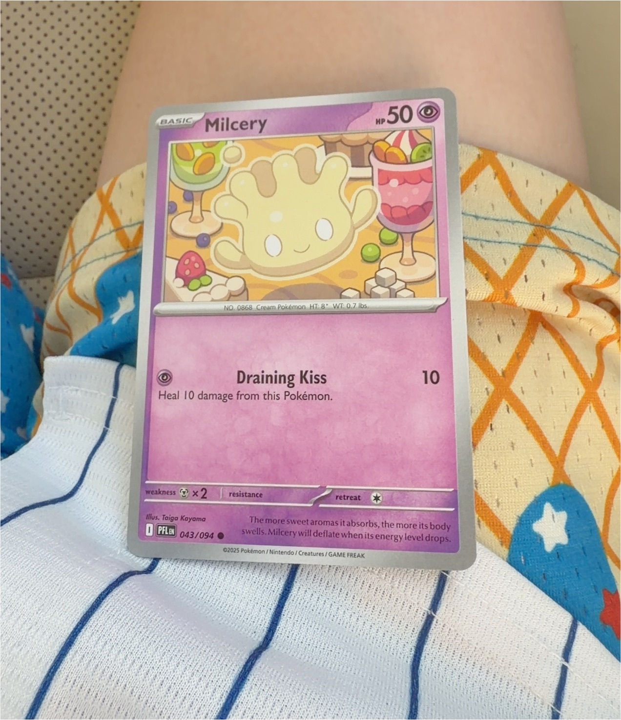 2025 Pokémon Phantasmal Flames #043 Milcery — front