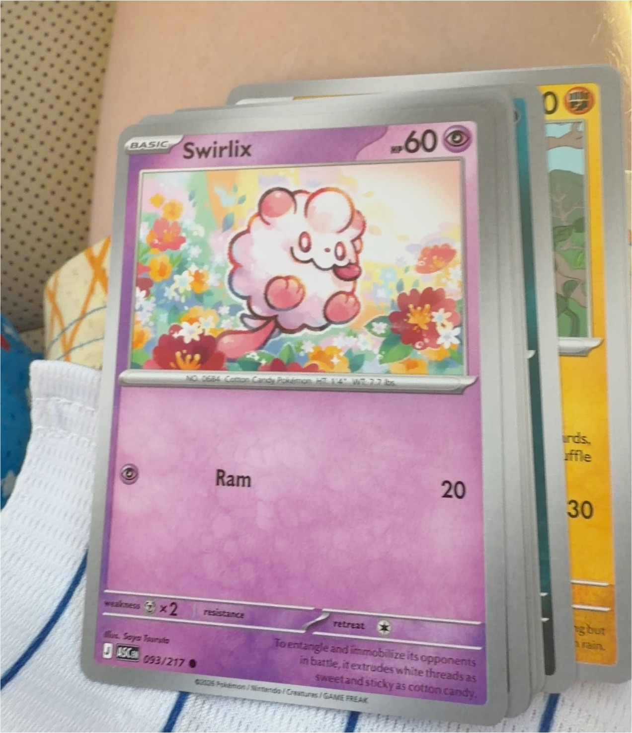 2024 Pokémon Twilight Masquerade #093 Swirlix — front