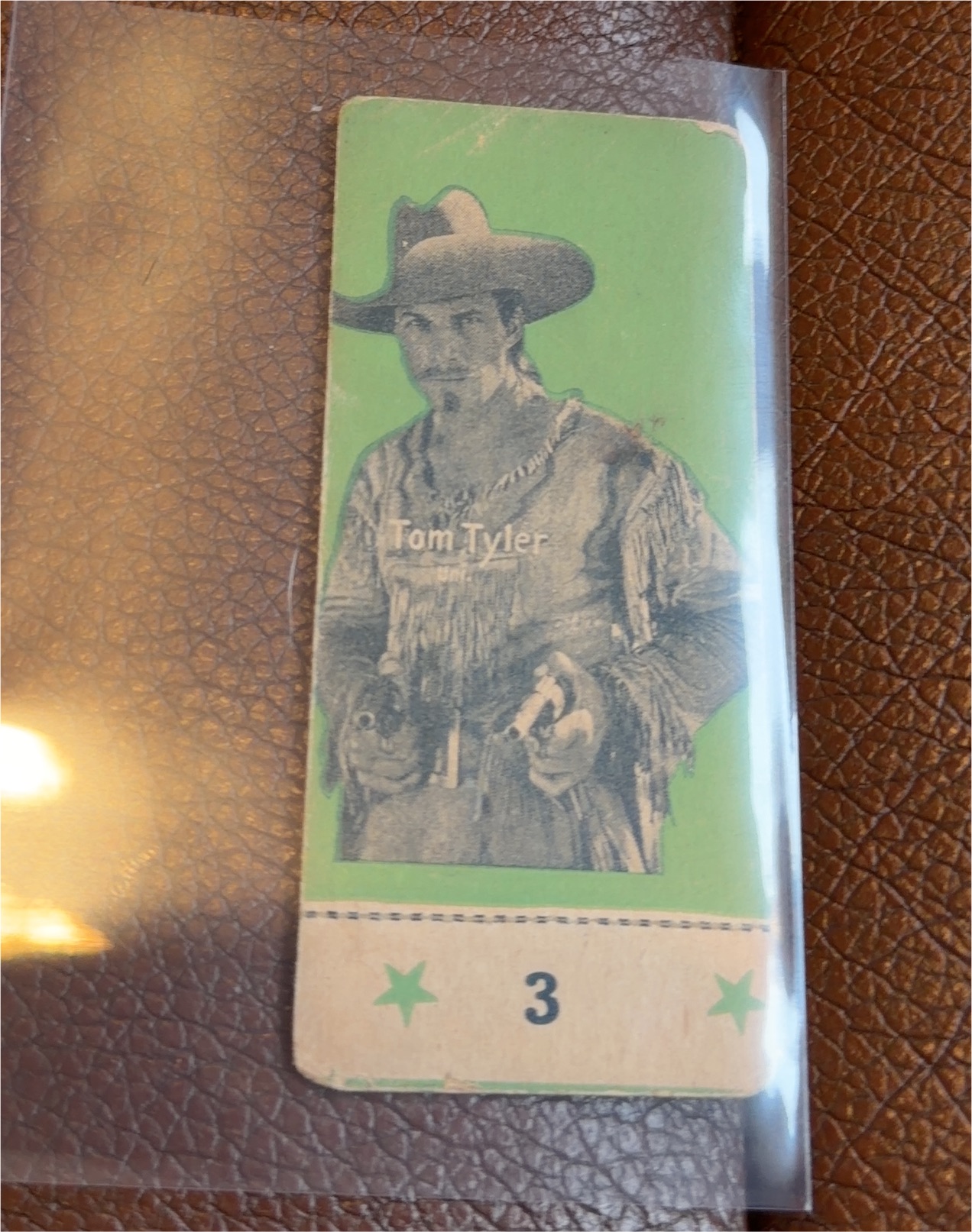1935 Tom Tyler Movie Cards #3 Tom Tyler — front