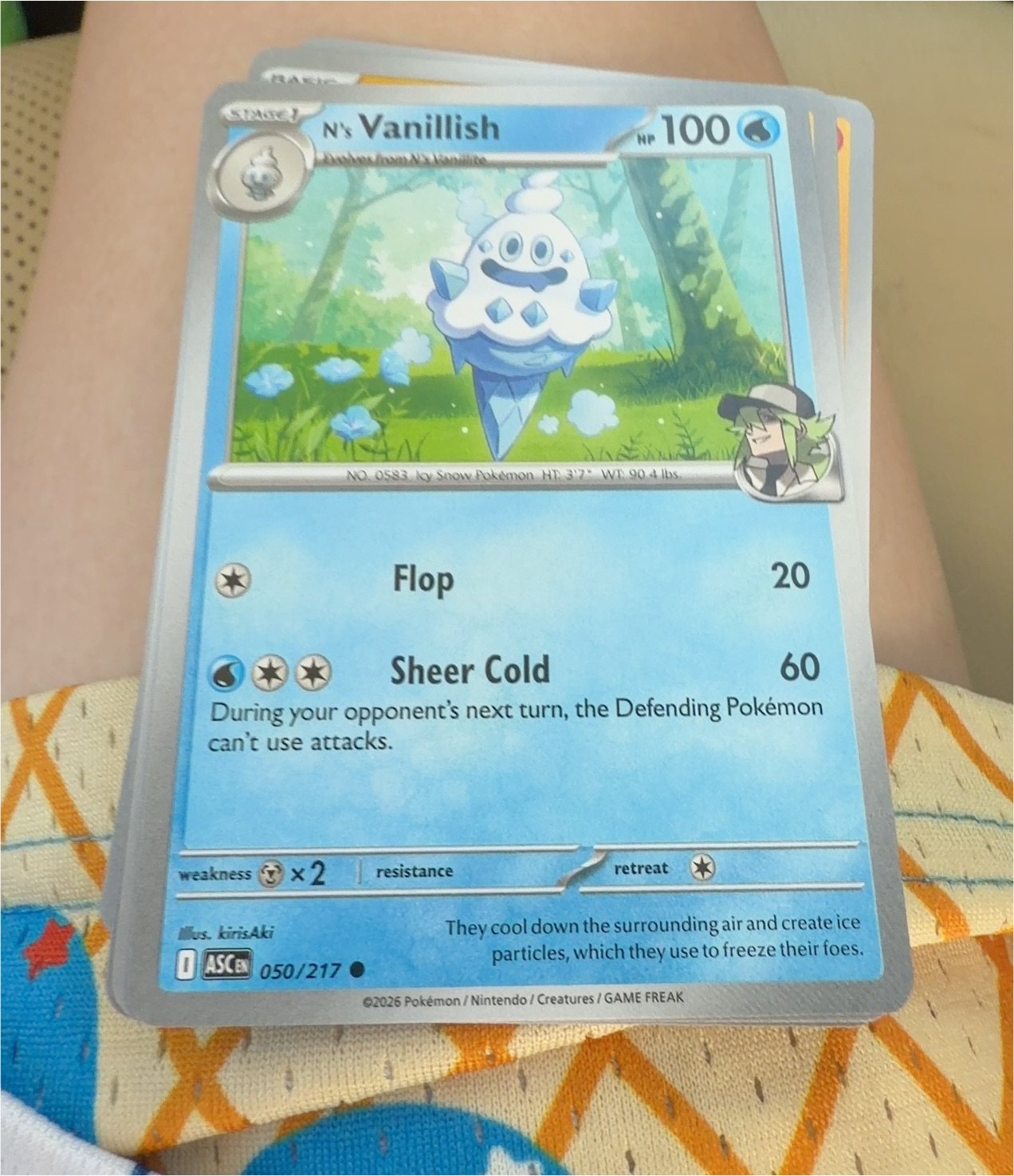 2026 Pokémon #050 N's Vanillish — front