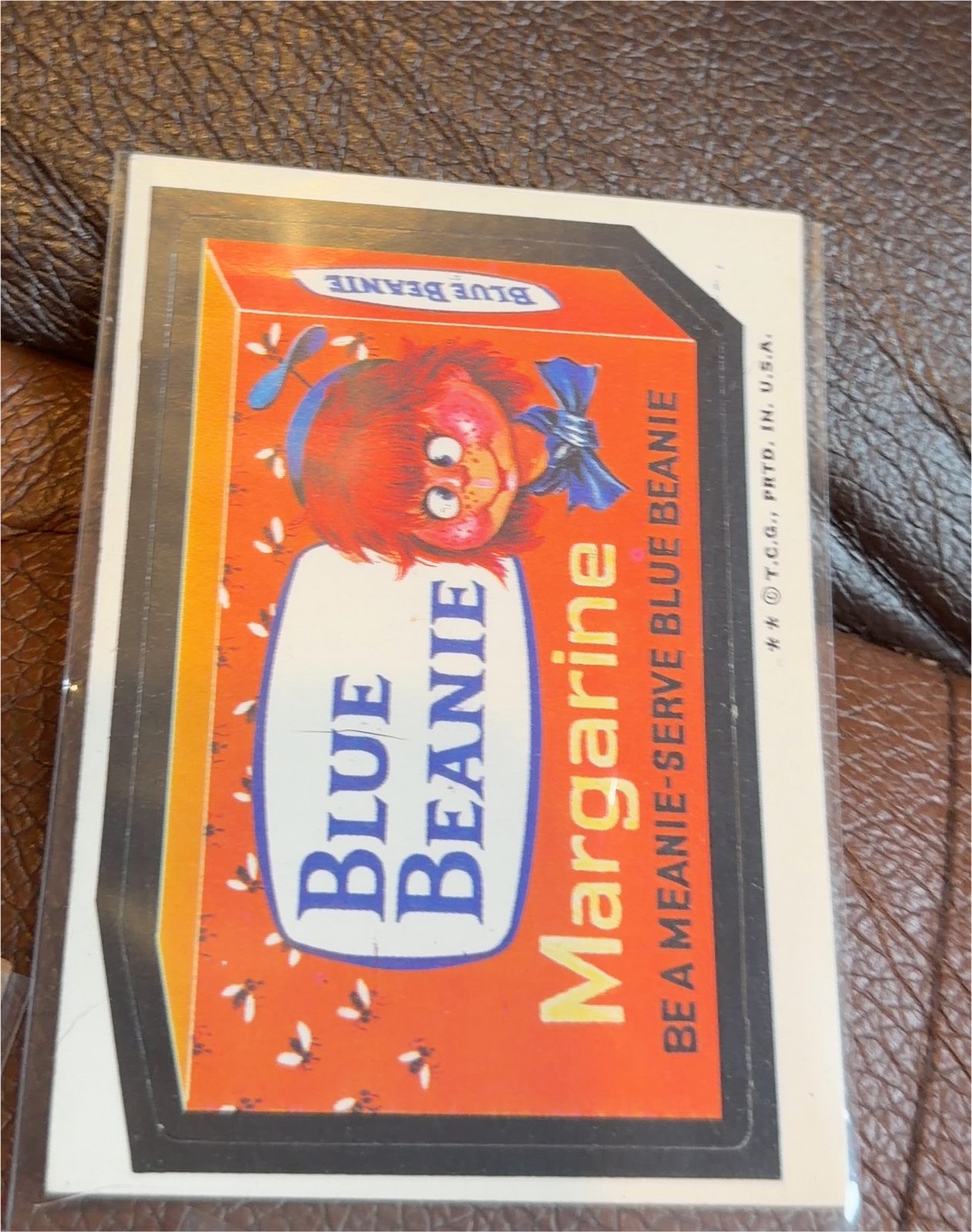 1997 TCG Beanie Babies Blue Beanie — front