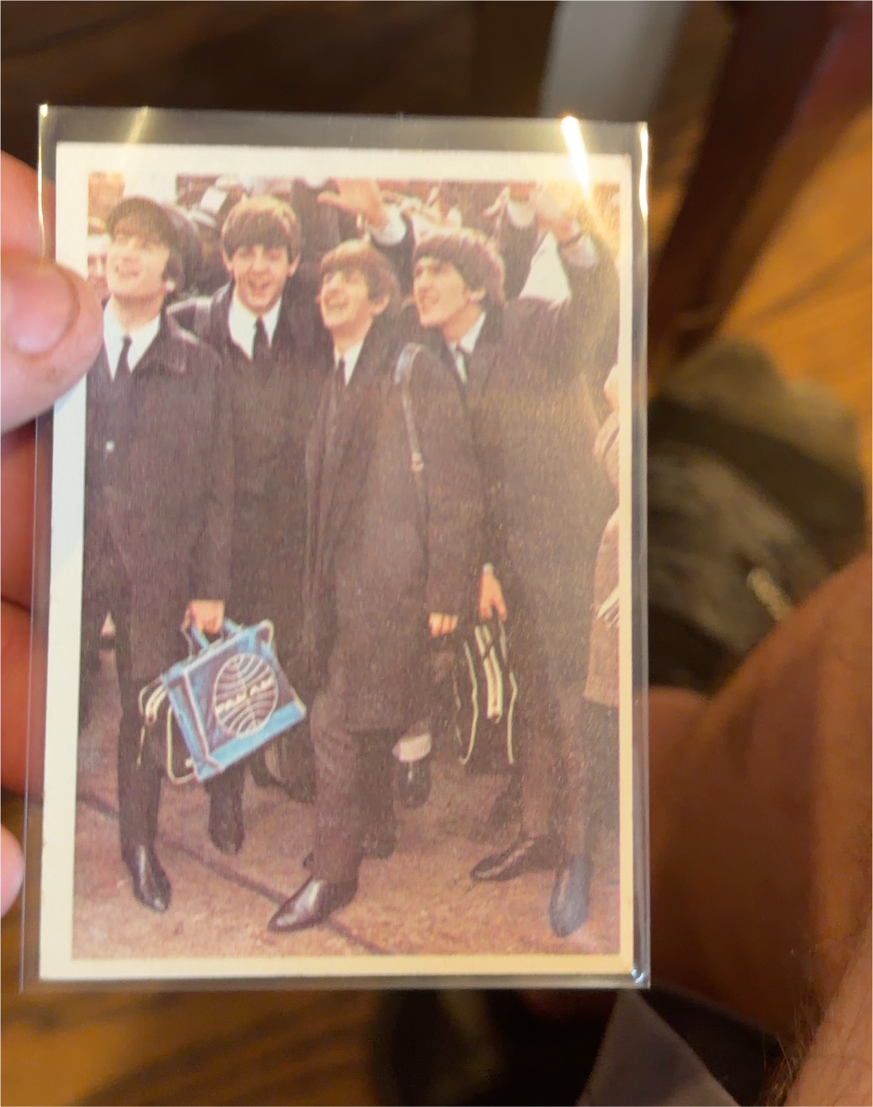 1964 The Beatles Trading Card — front