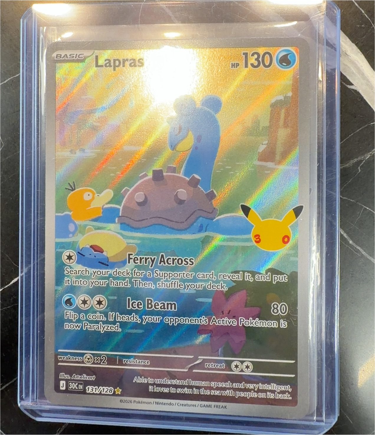 2026 Pokémon Mega Evolution—Ascended Heroes #131 Lapras — front