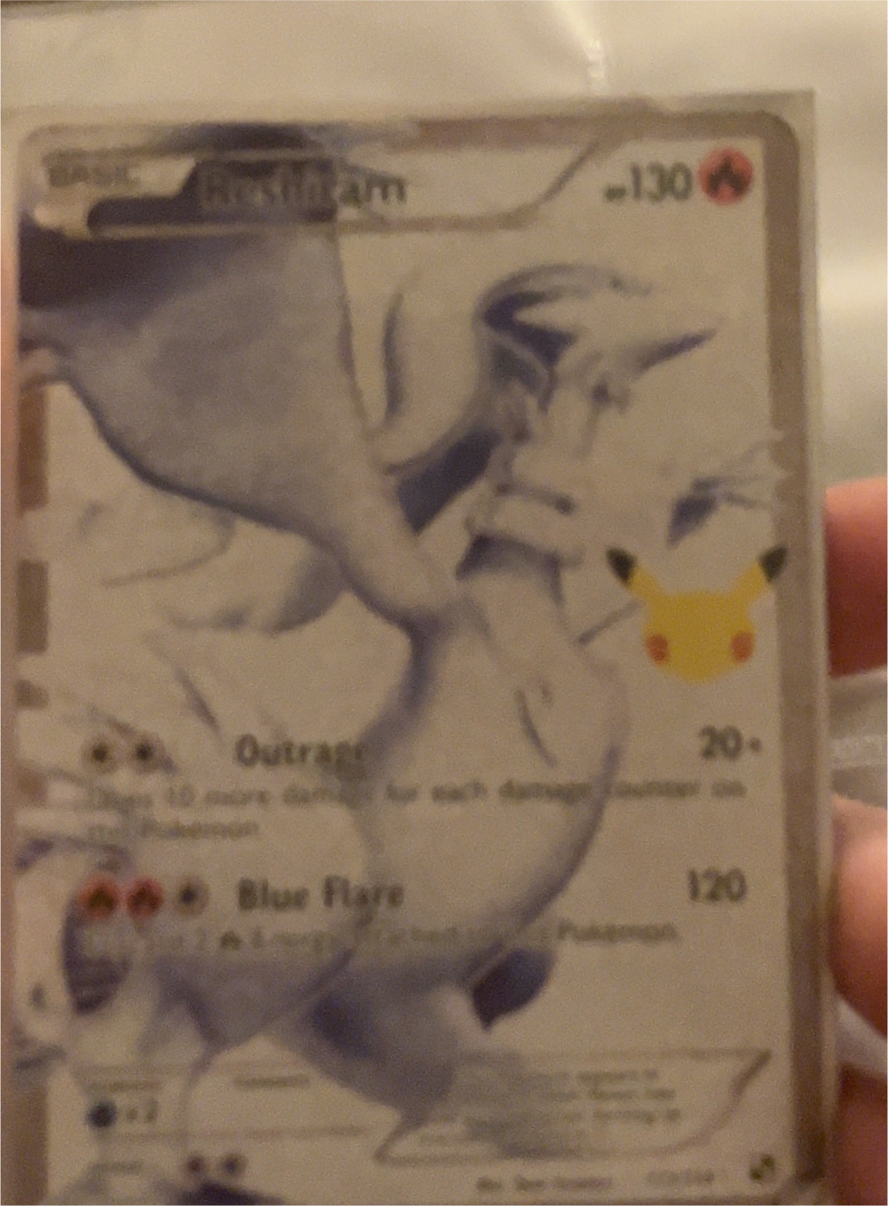 2011 Pokémon Black & White #113 Reshiram — front