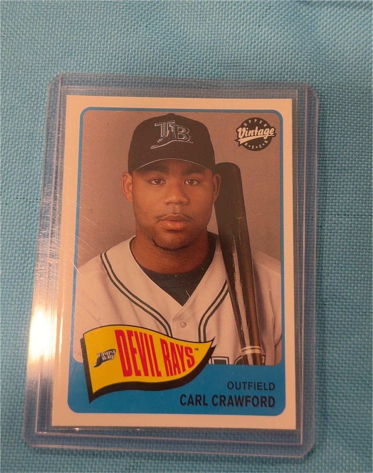 2004 Topps Vintage Carl Crawford — front