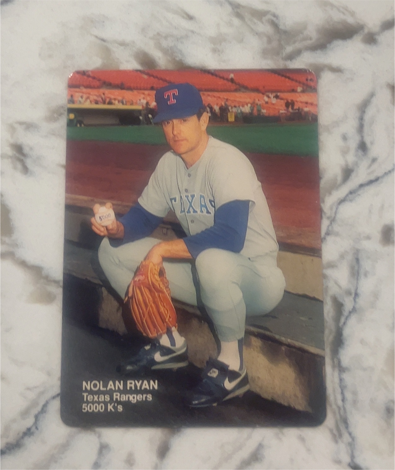 1990 Texas Rangers Nolan Ryan 5000 K's — front