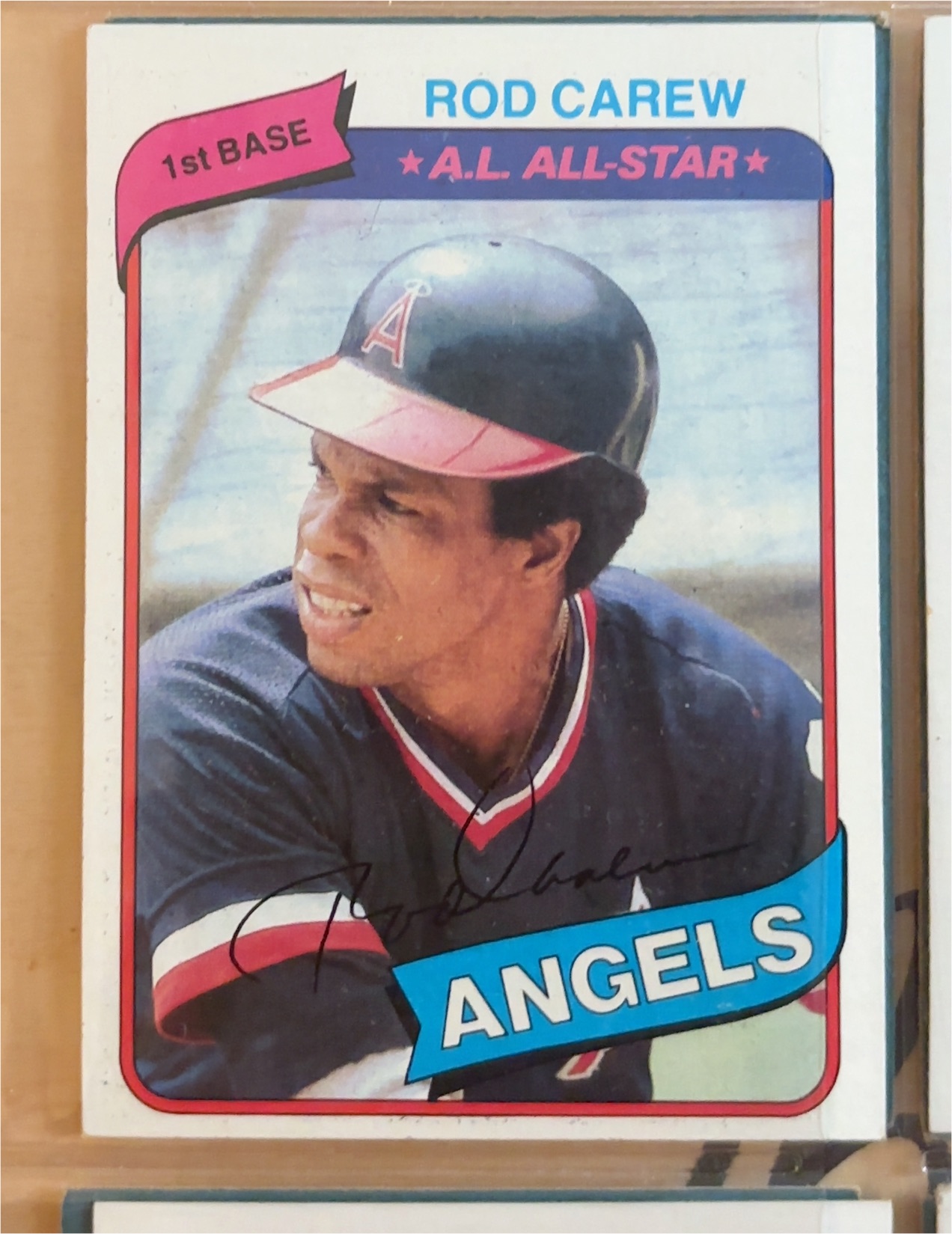 1981 Topps Superstars #6 Rod Carew — front