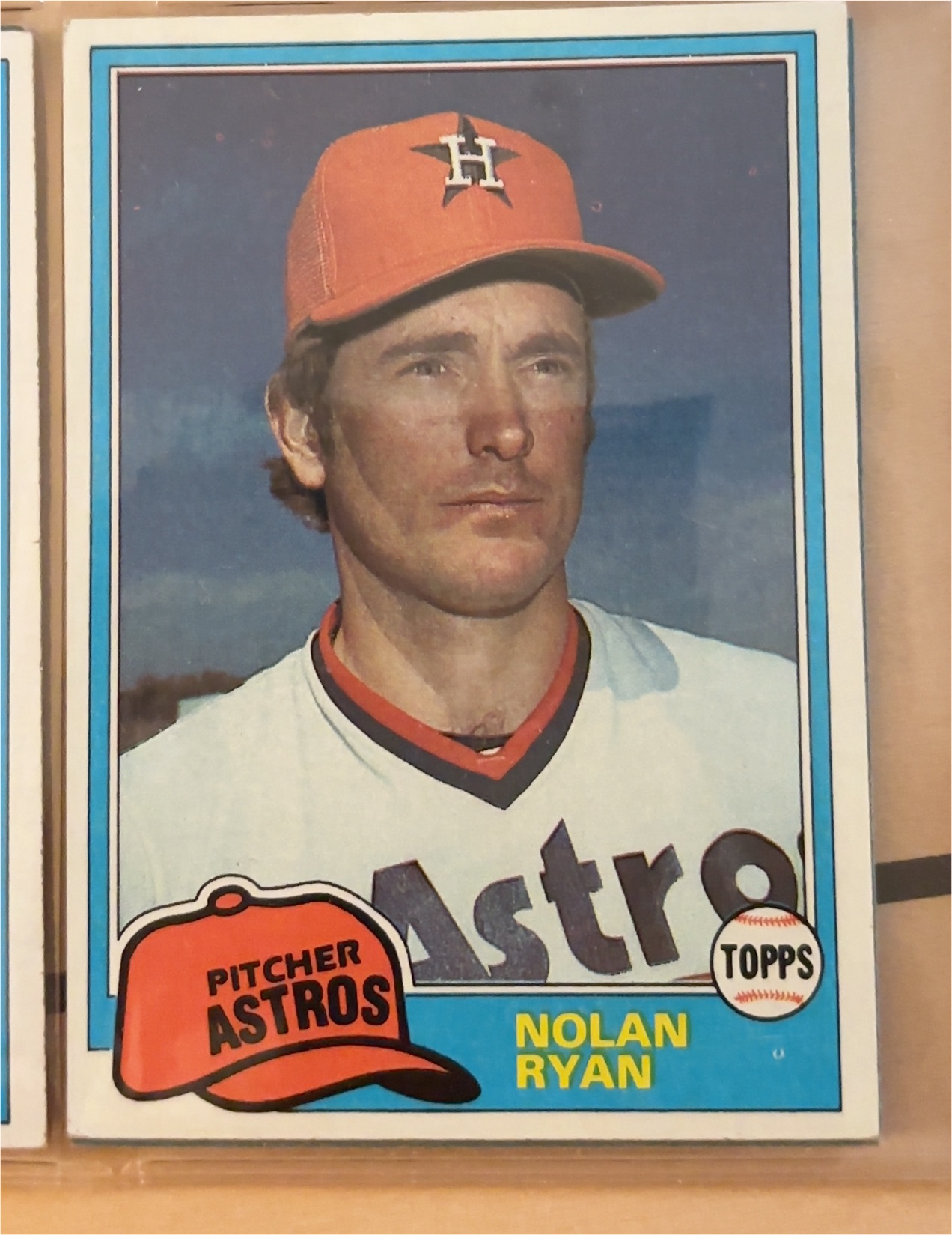 1980 Topps #580 Nolan Ryan — front