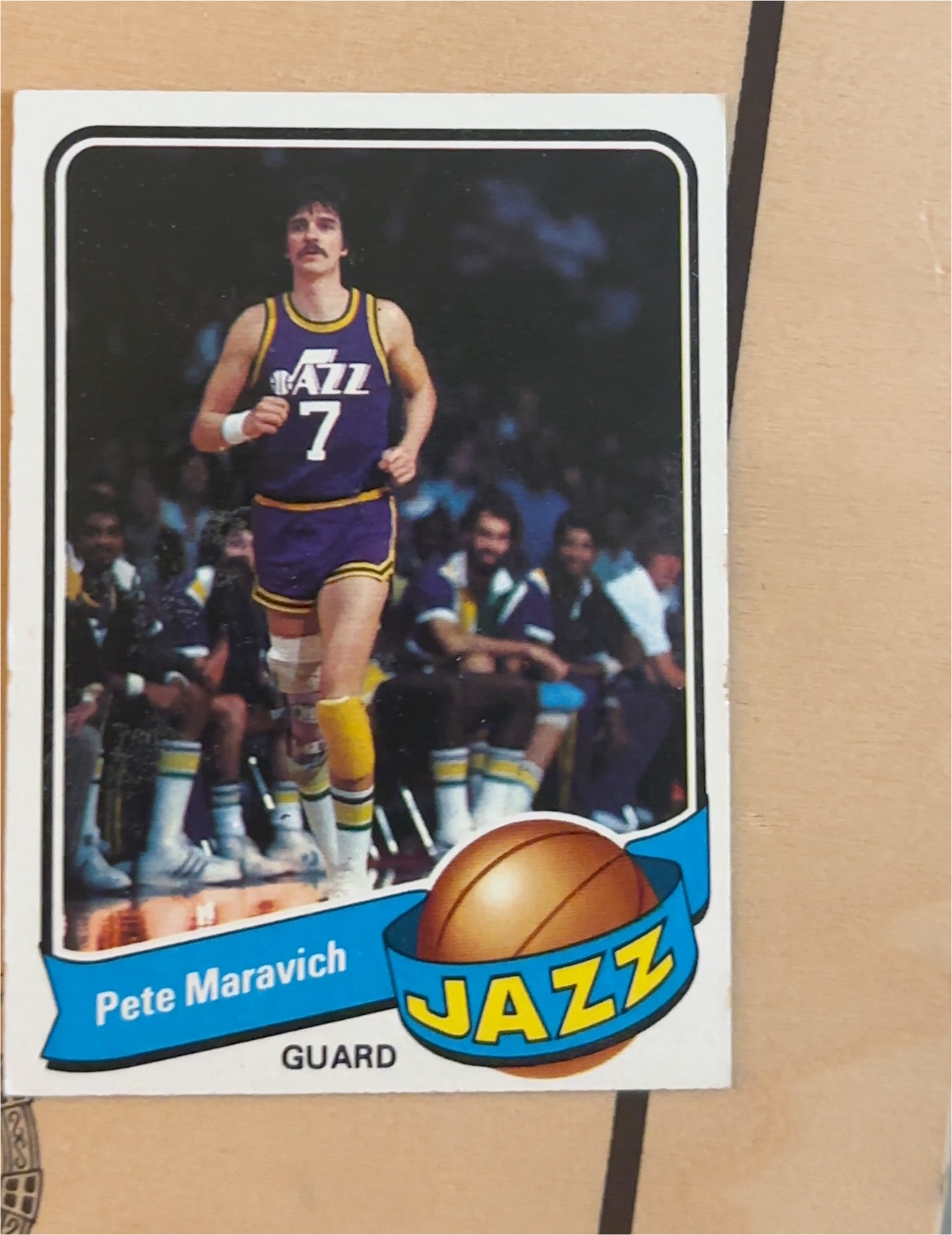1978 Utah Jazz Team Issue Pete Maravich — front