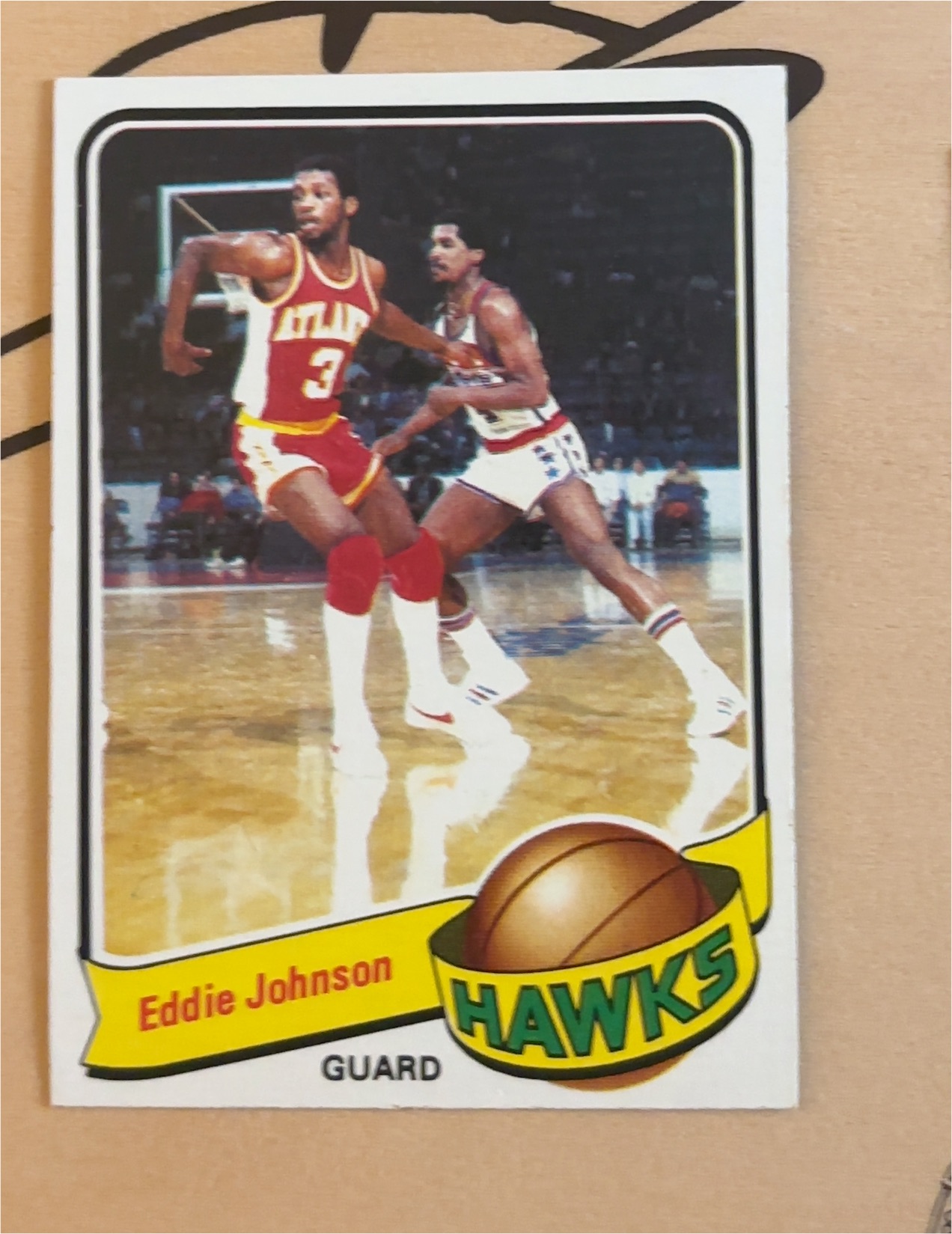 1981-82 Topps #43 Eddie Johnson — front