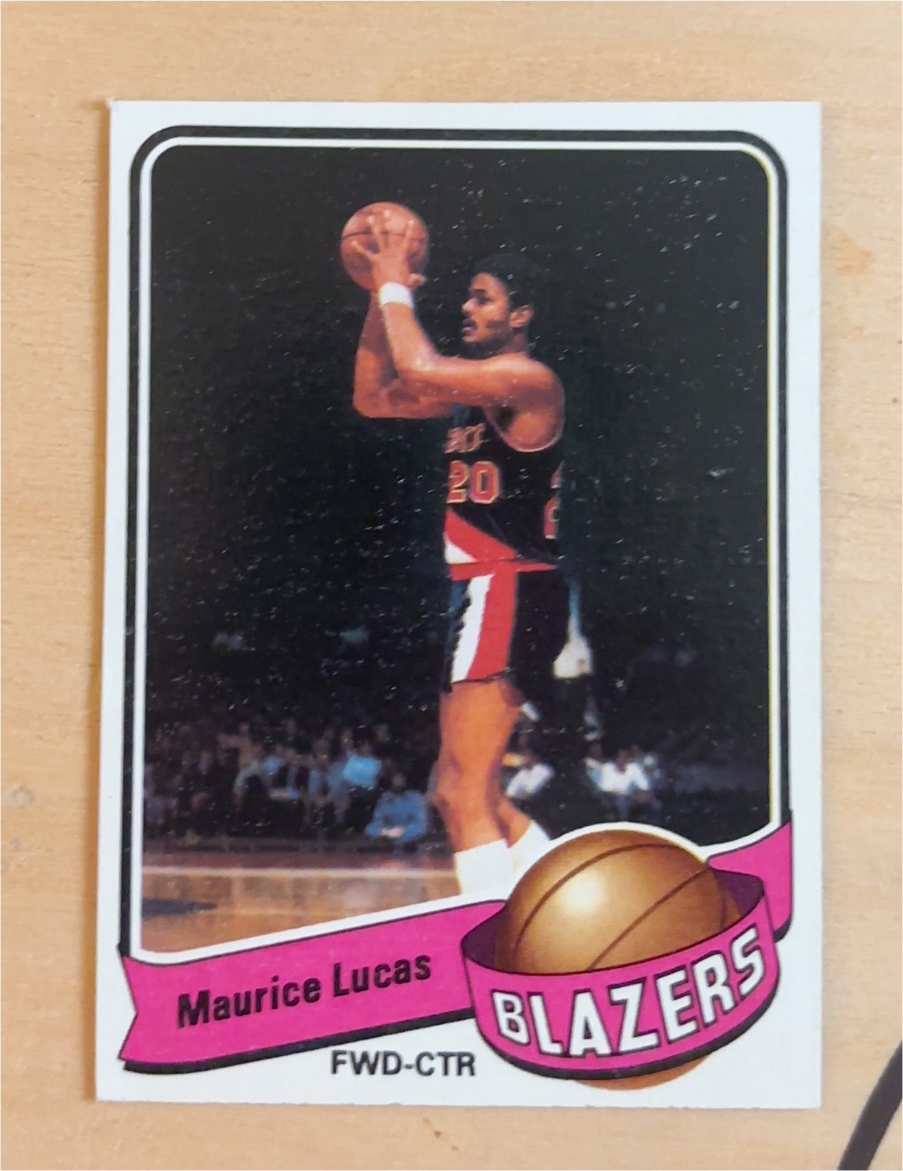 1977 Portland Trail Blazers Maurice Lucas — front