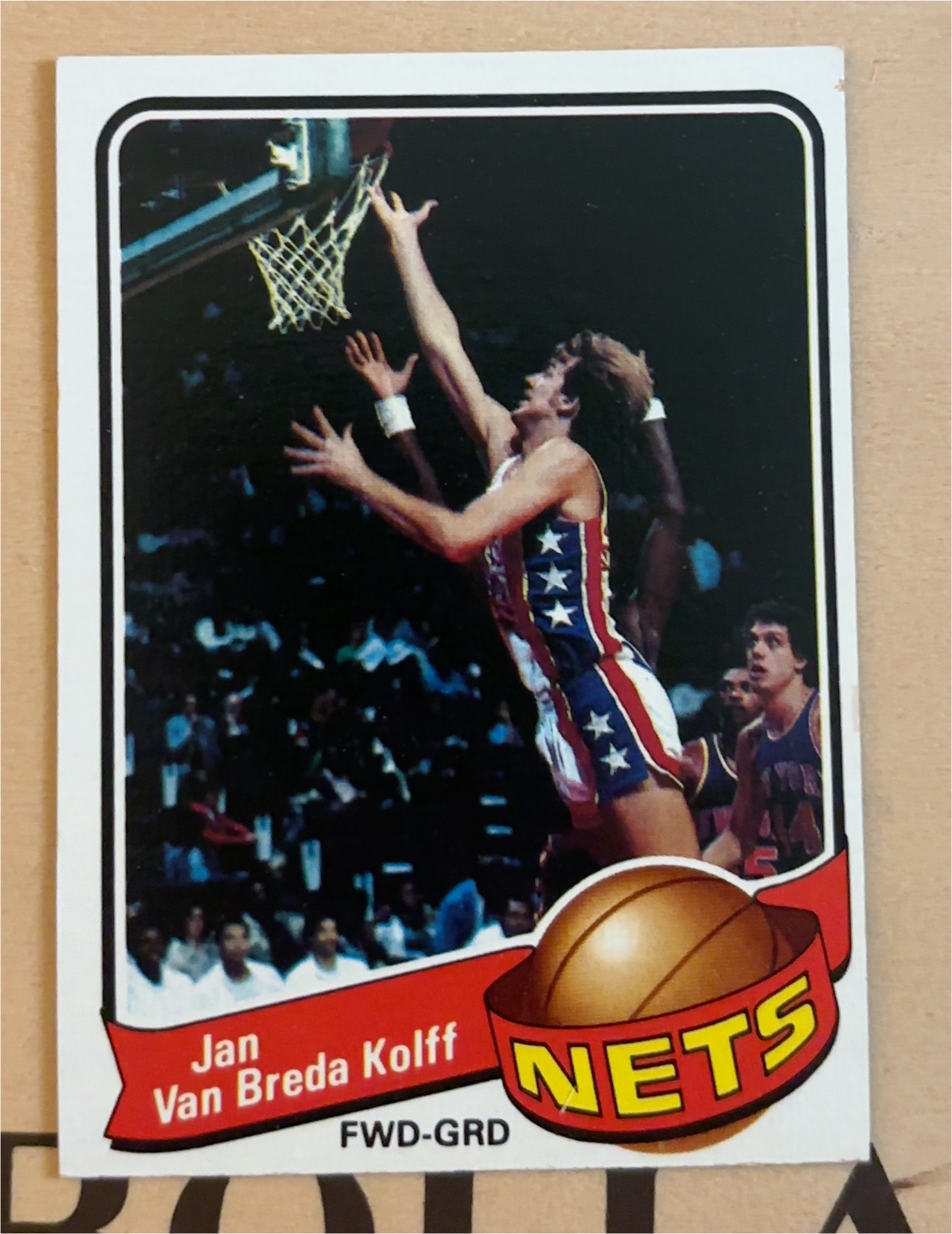 1972 New York Nets Team Issue Jan Van Breda Kolff — front