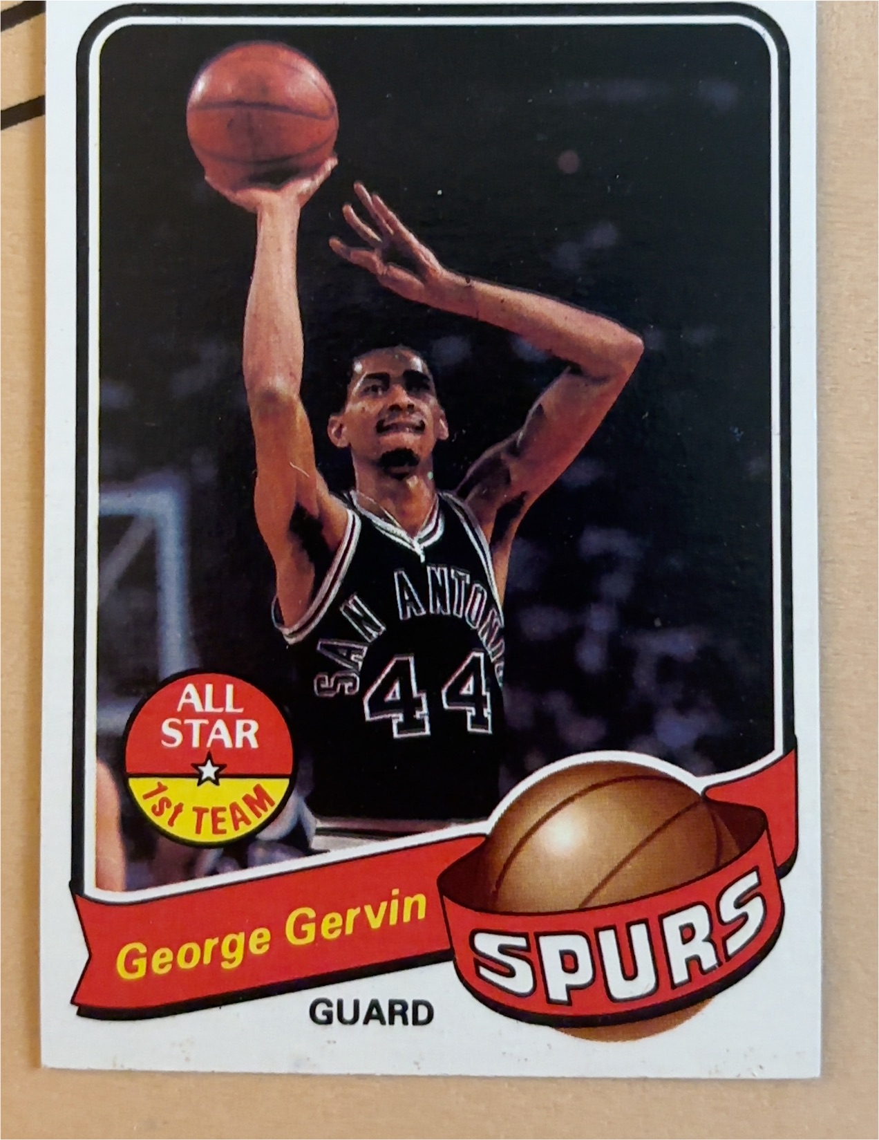 1977 Topps #100 George Gervin — front