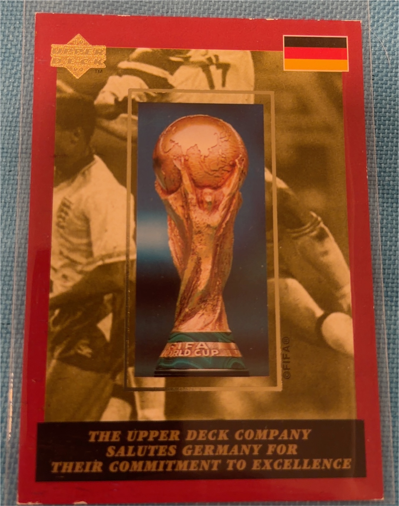 1994 Upper Deck FIFA World Cup Germany National Team — front