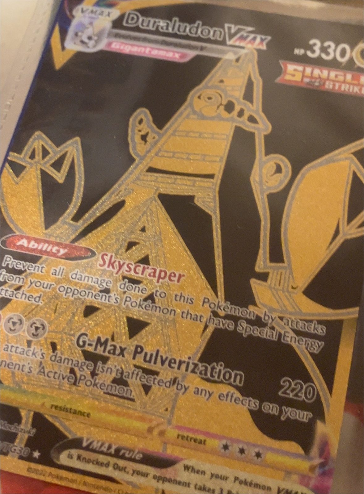 2022 Pokémon Brilliant Stars Trainer Gallery #TG30 Duraludon VMAX — front