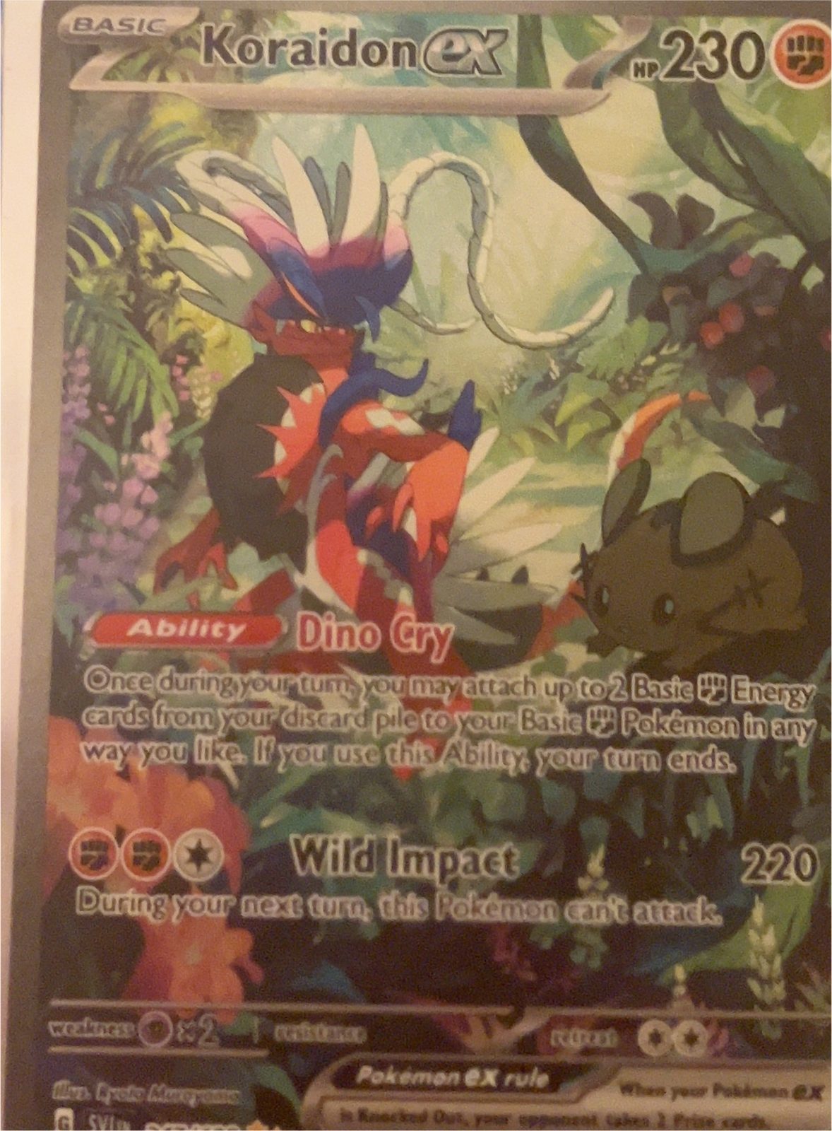 2023 Pokémon Scarlet & Violet #247 Koraidon ex — front