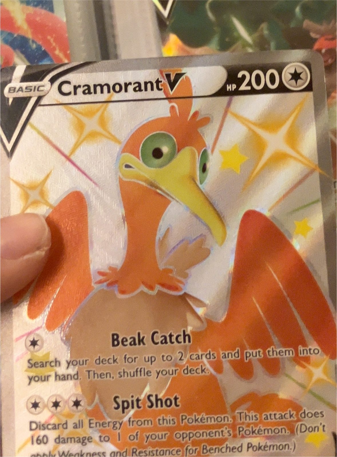 2020 Pokémon Sword & Shield #155 Cramorant V — front