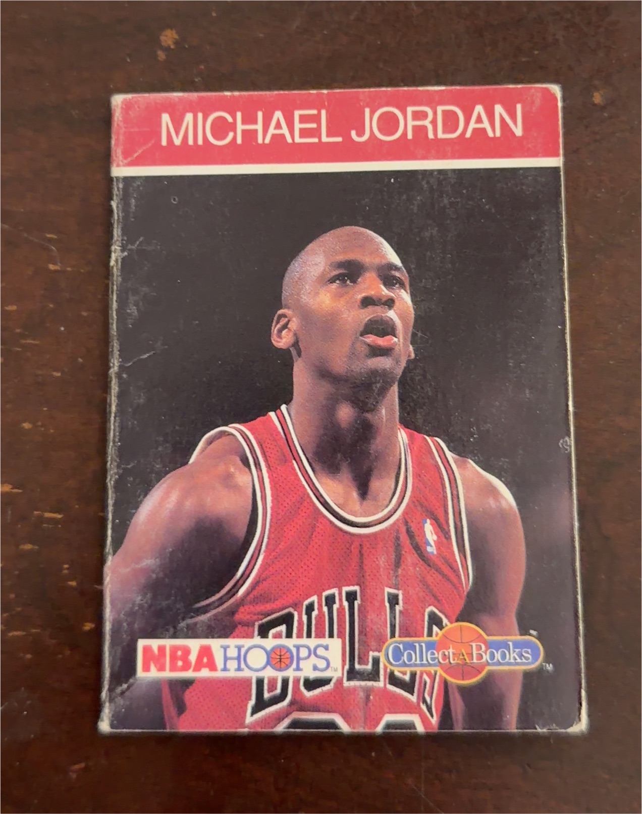 1991 NBA Hoops Collect-A-Books Michael Jordan — front